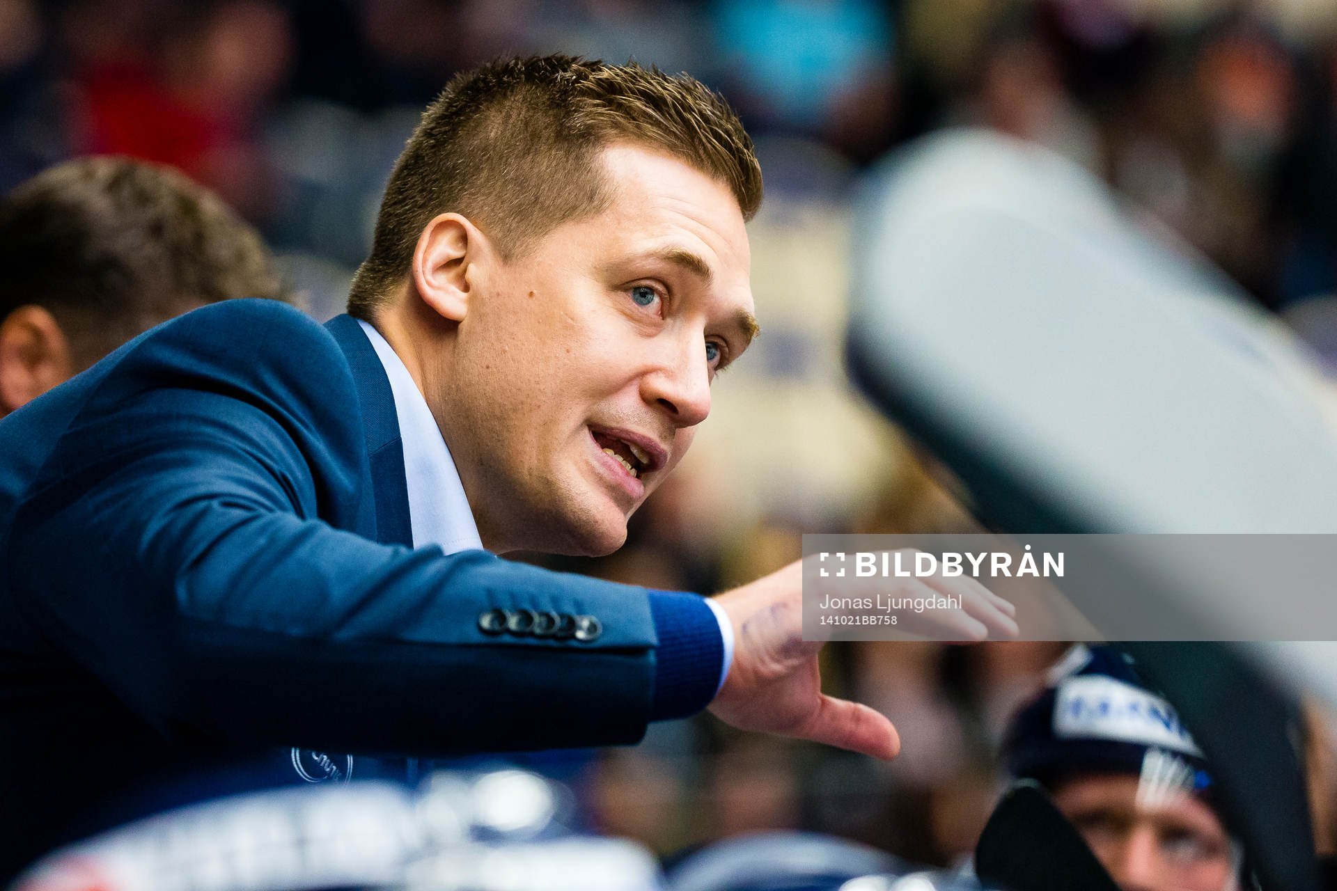 Växjös tränare Sam Hallam