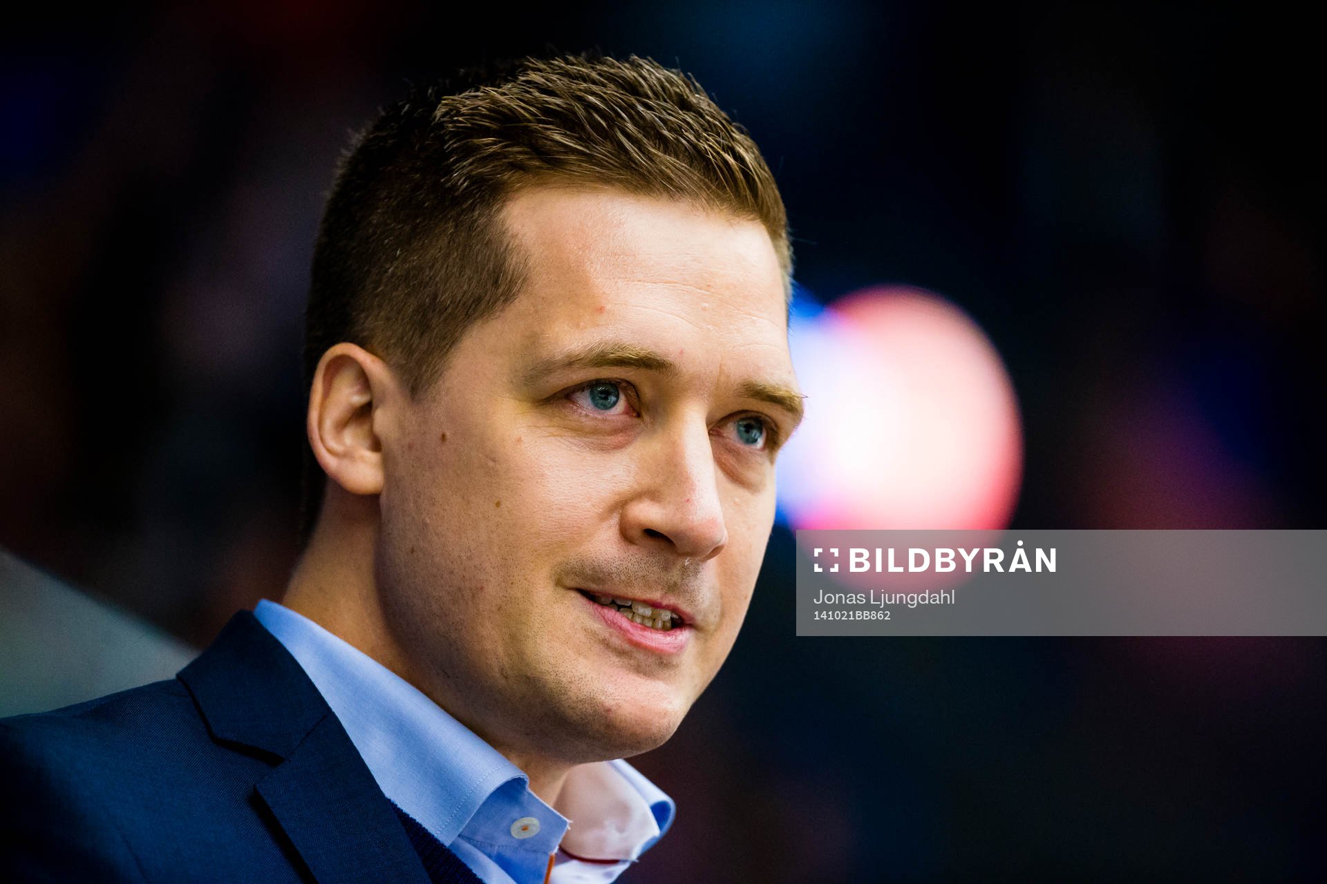 Växjös tränare Sam Hallam