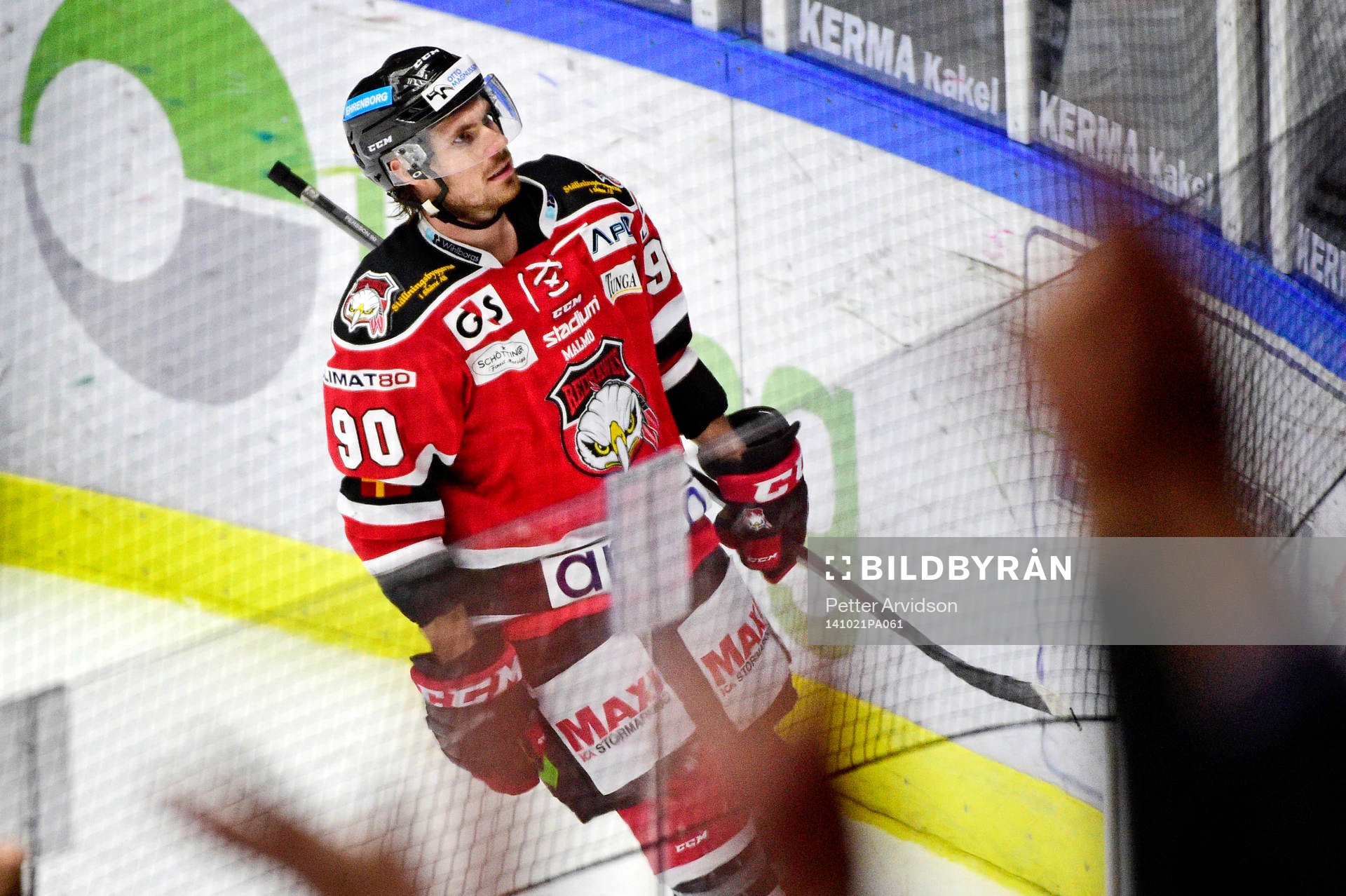 Malmö Redhawks Mattias Persson jublar
