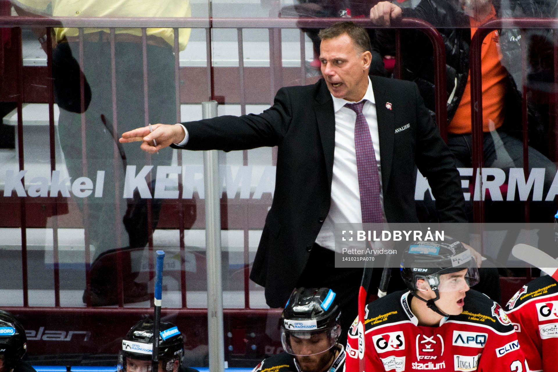 Malmö Redhawks tränare Mats Lusth