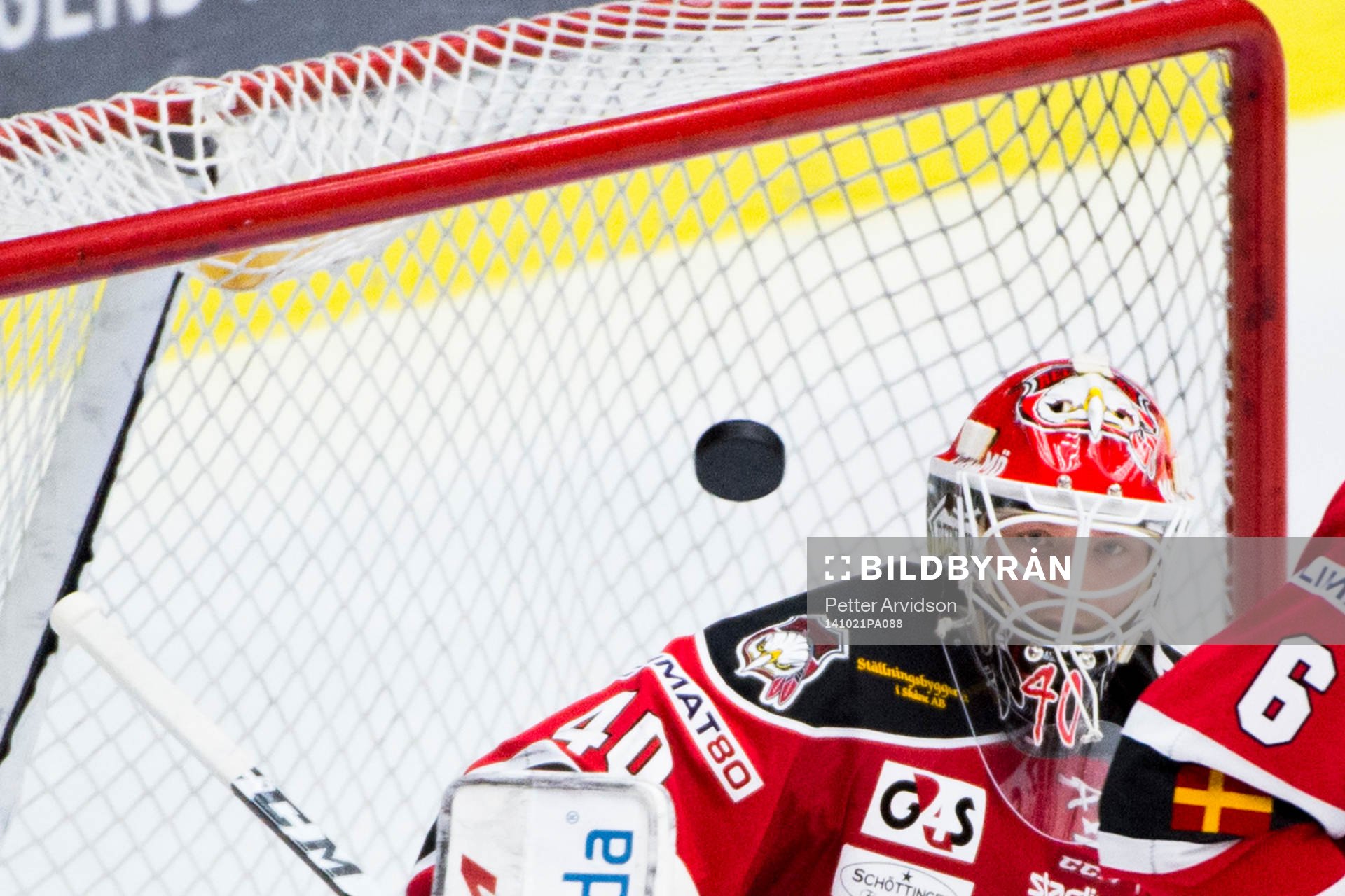 Malmö Redhawks målvakt Pontus Sjögren