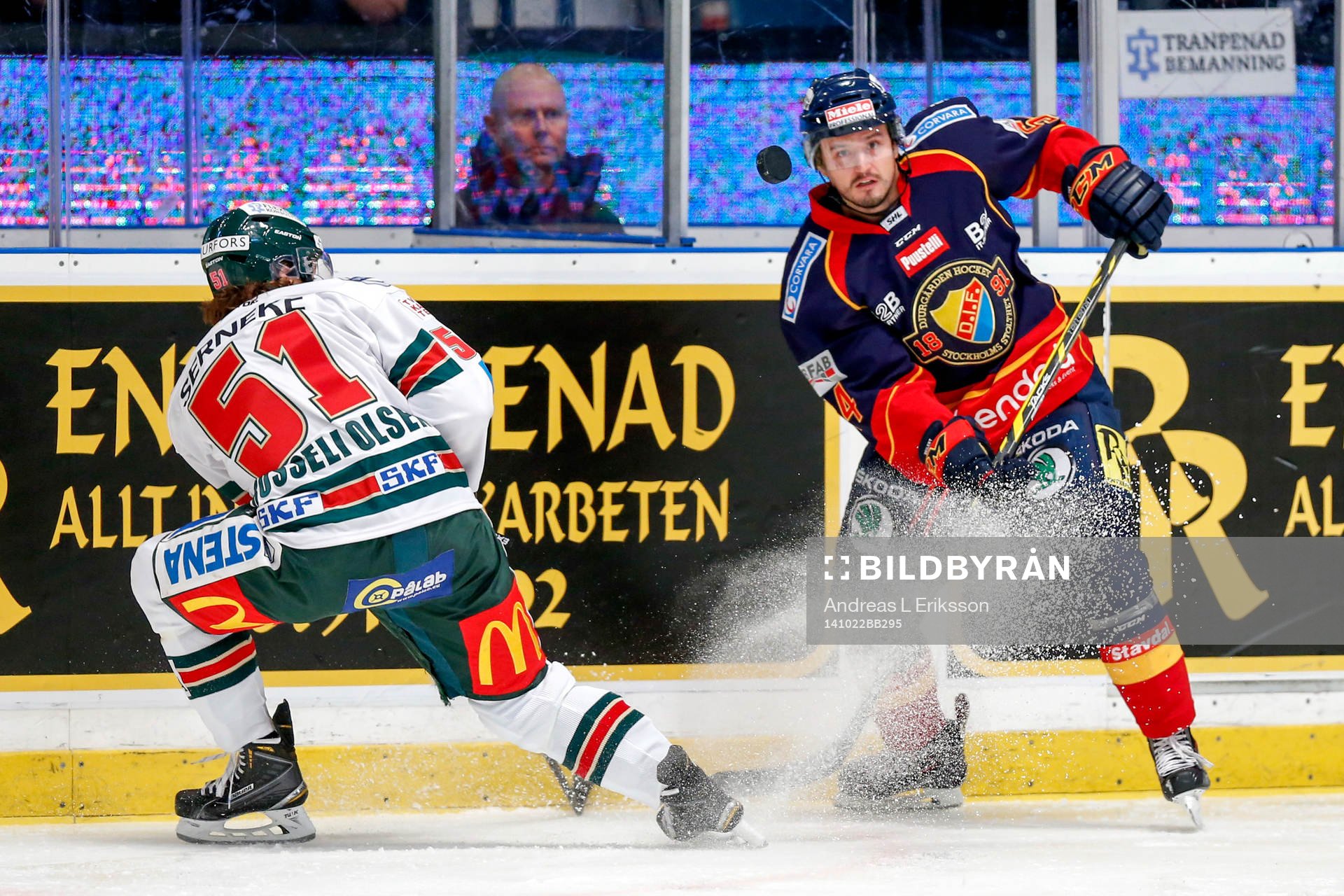 Frölundas Mats Rosseli Olsen och Djurgårdens Alexander