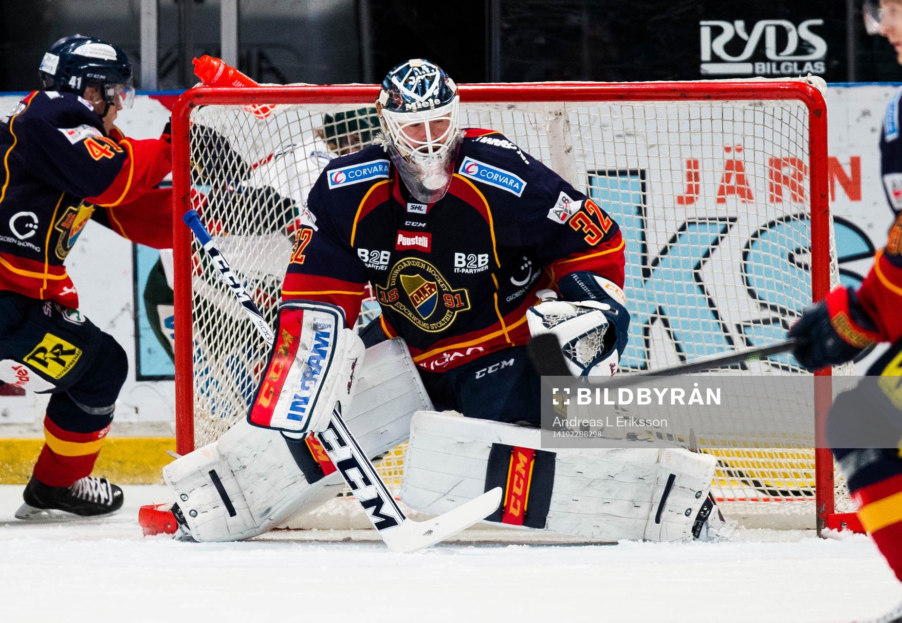 Djurgårdens målvakt Mikael Tellqvist