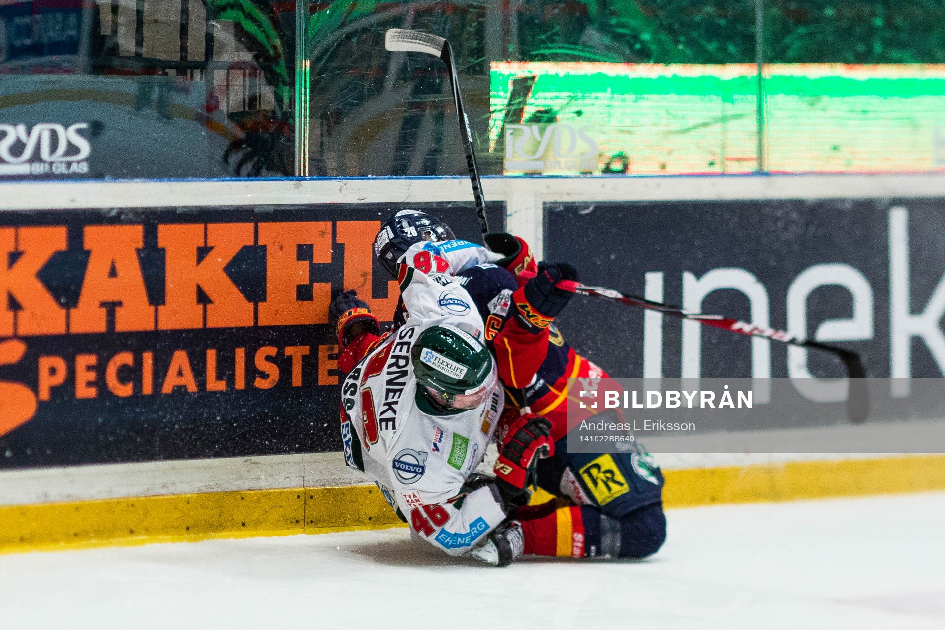 Frölundas Christoffer Persson och Djurgårdens David