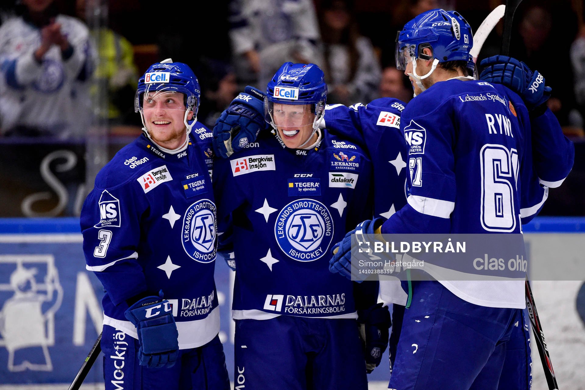 Leksands Linus Hultström, Toni Kähkönen Johan Ryno