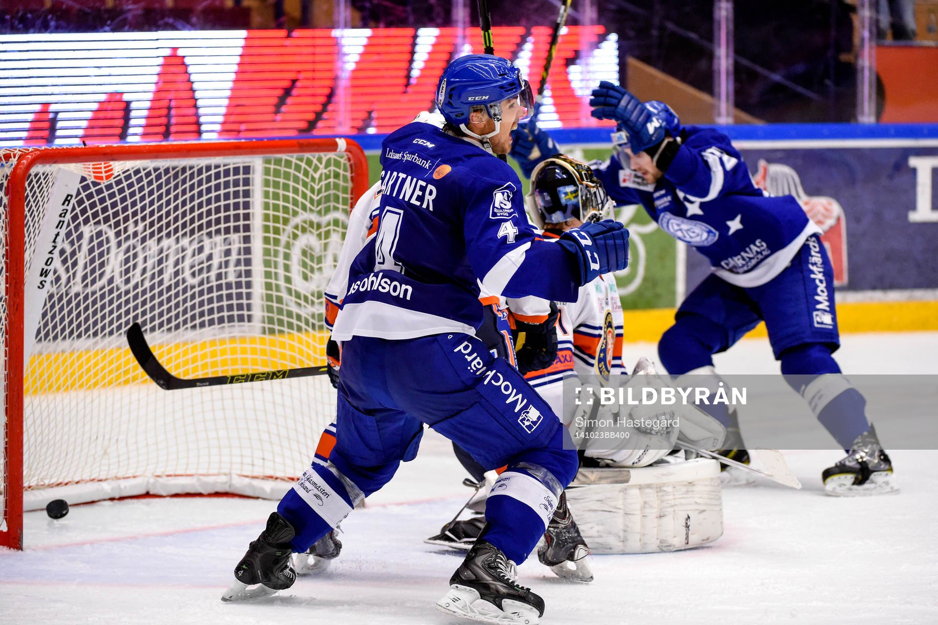 Leksands Robin Gartner jublar