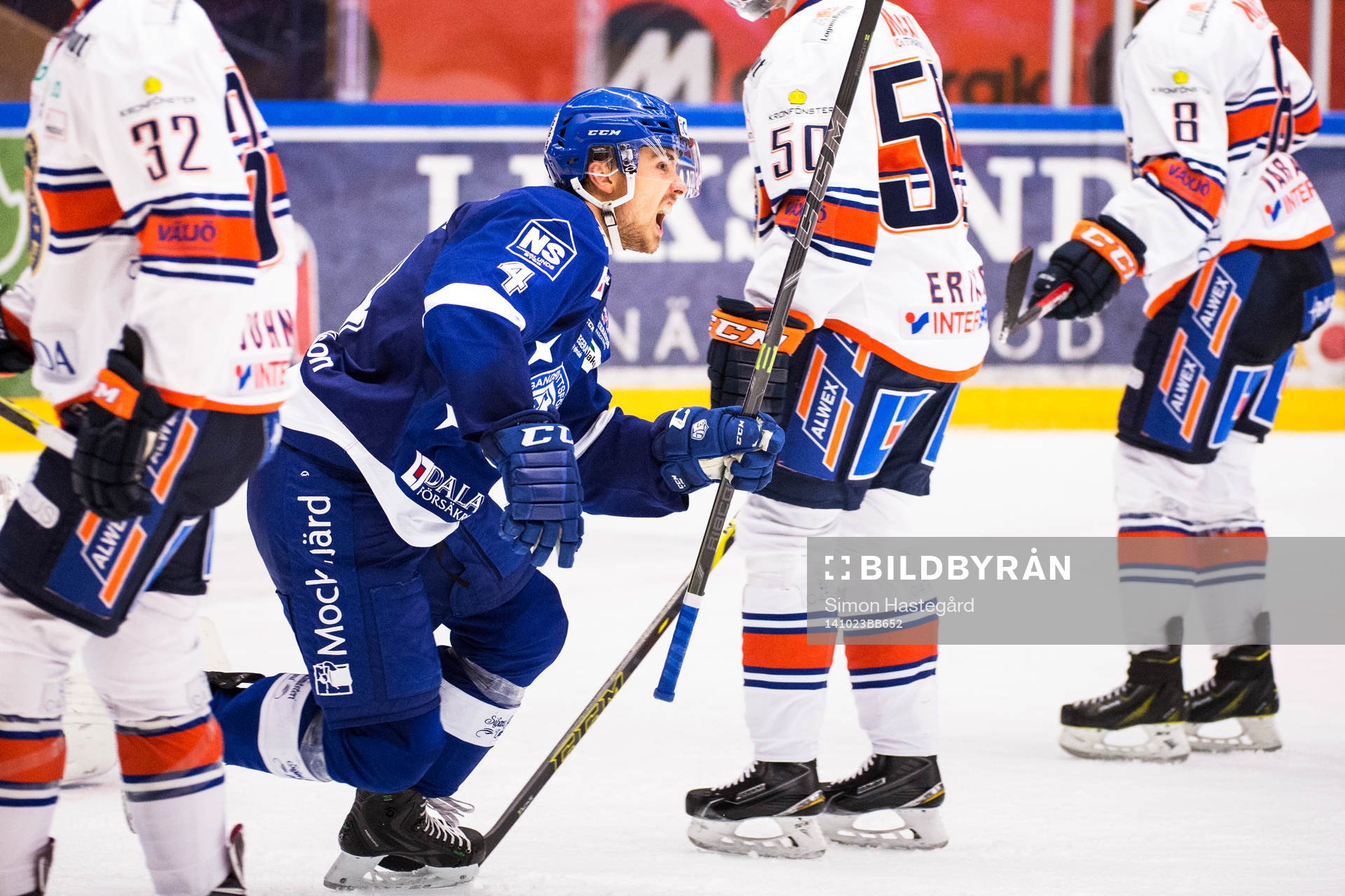 Leksands Robin Gartner jublar