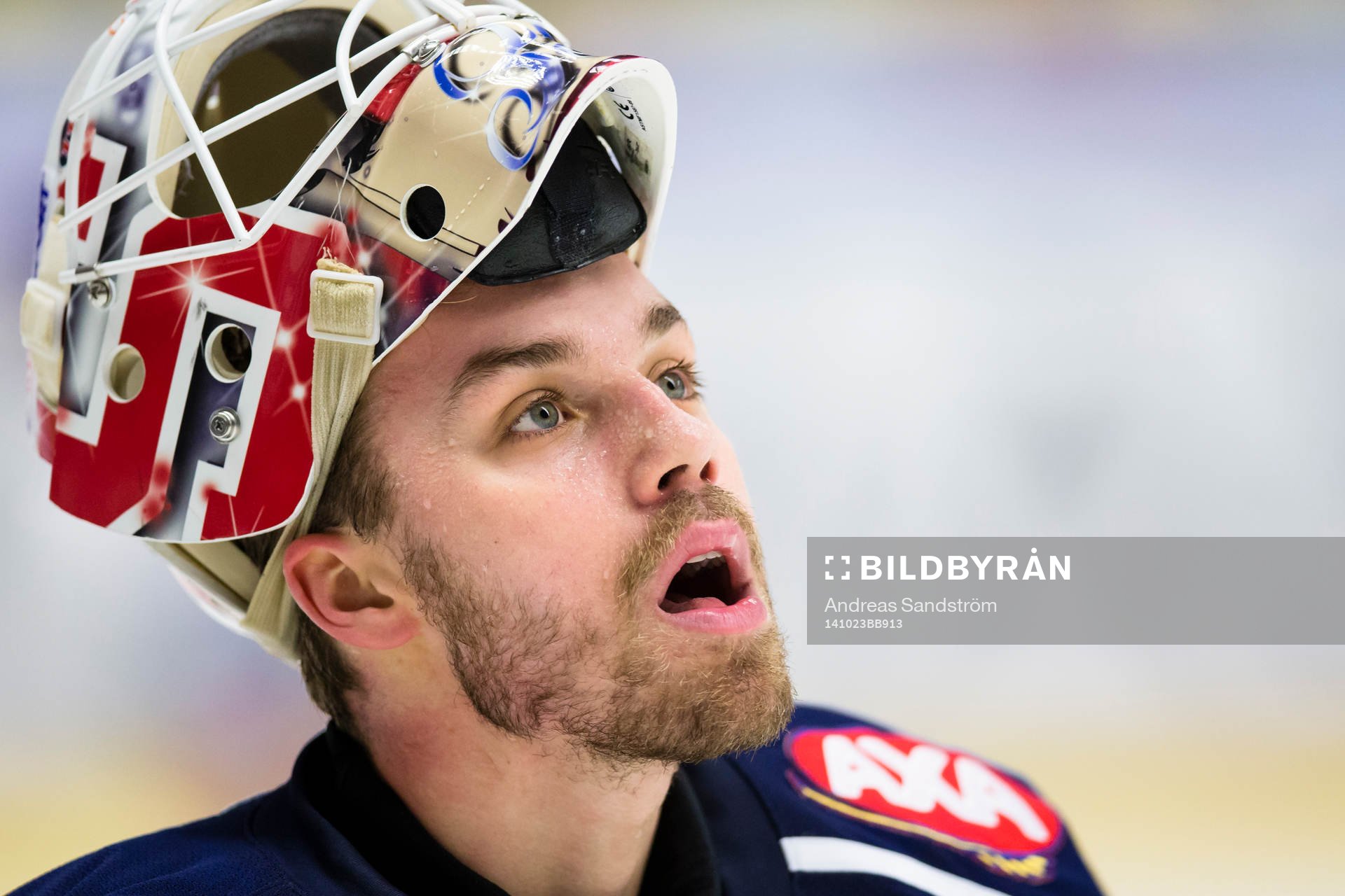 Södertäljes målvakt Tim Sandberg