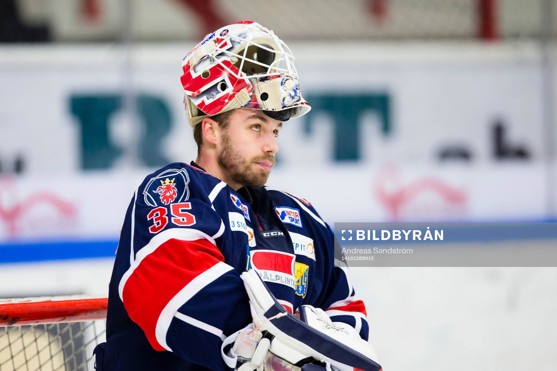 Södertäljes målvakt Tim Sandberg