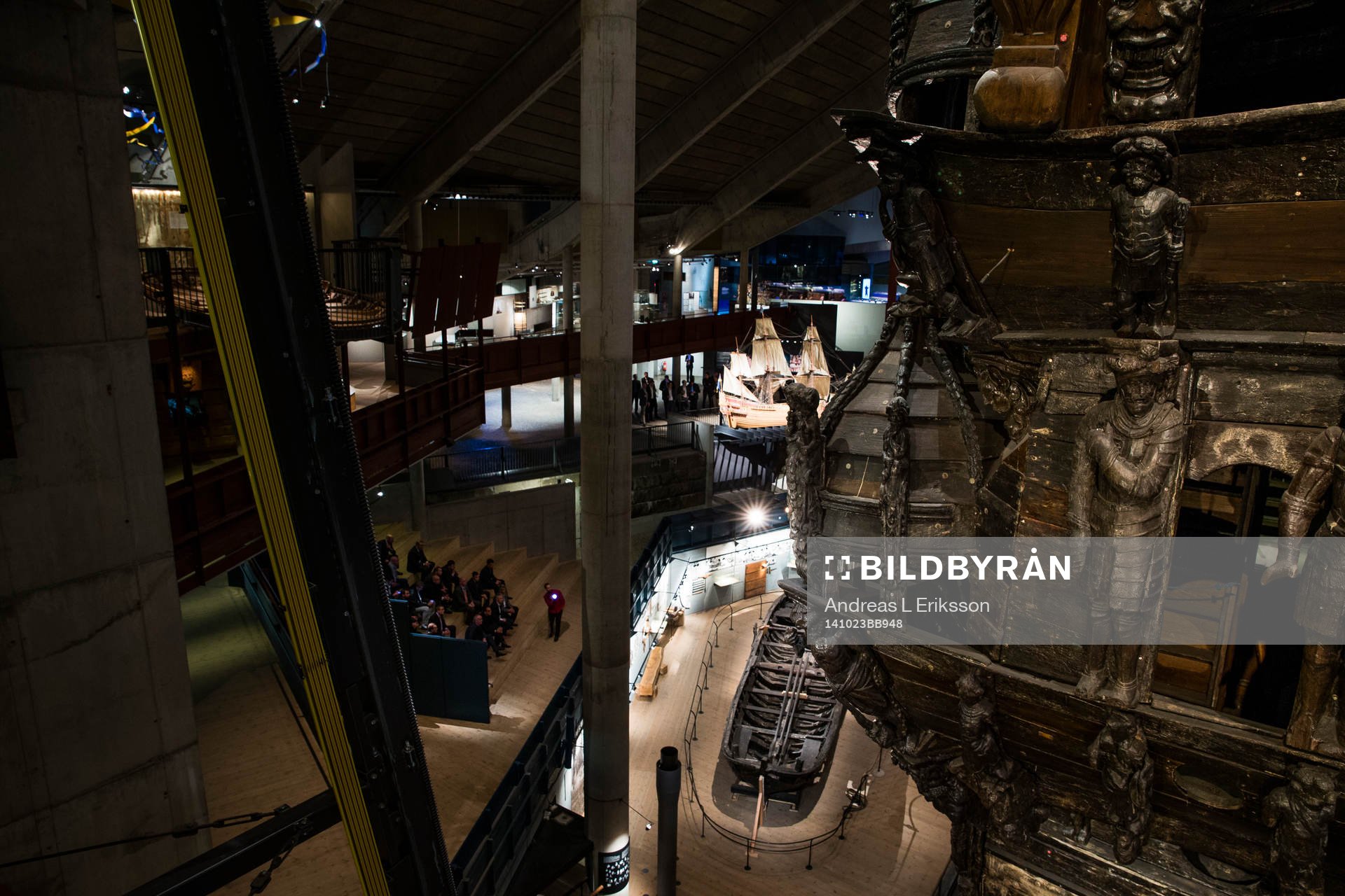 Sammankomst på Vasa museet innan middagen