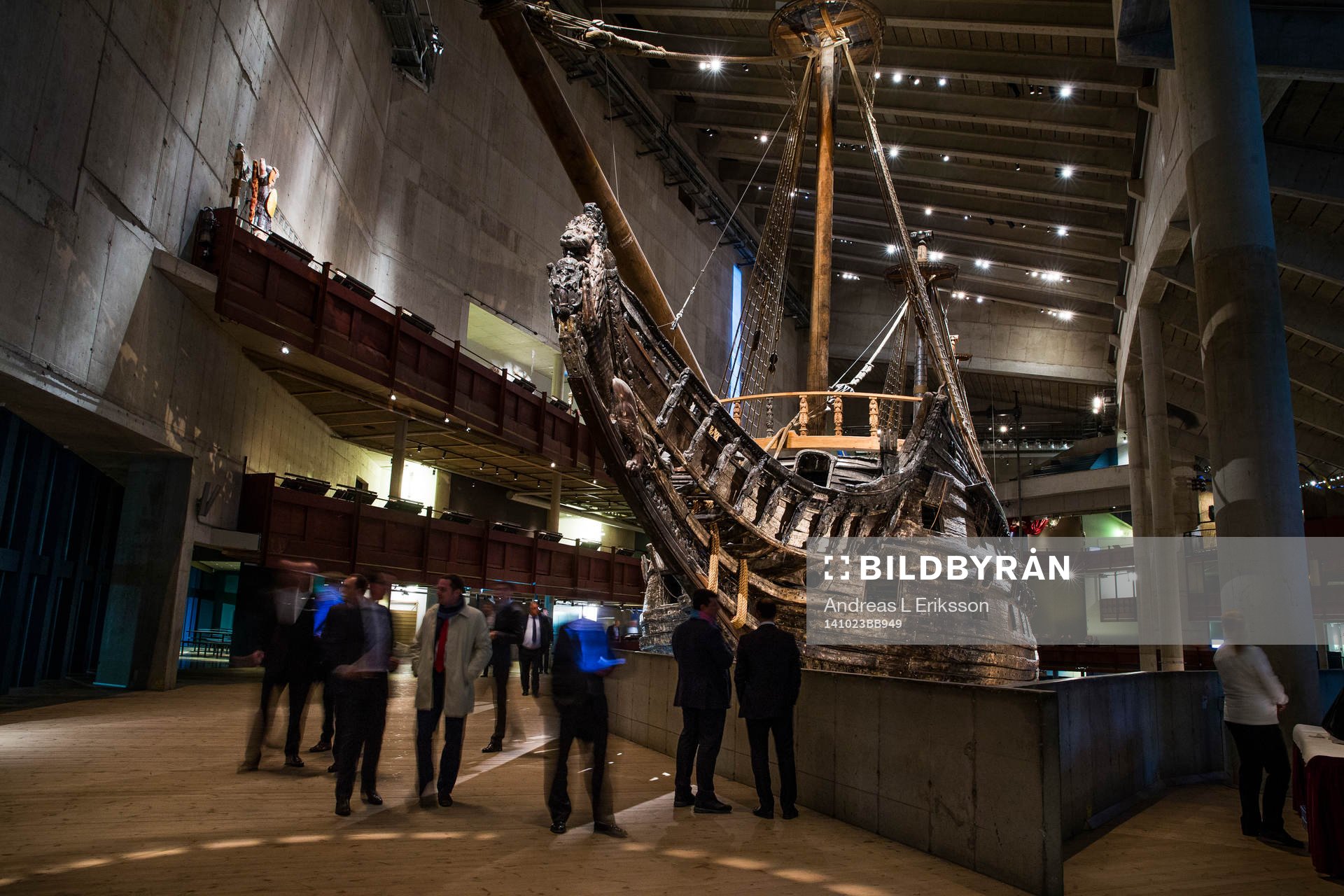 Sammankomst på Vasa museet innan middagen
