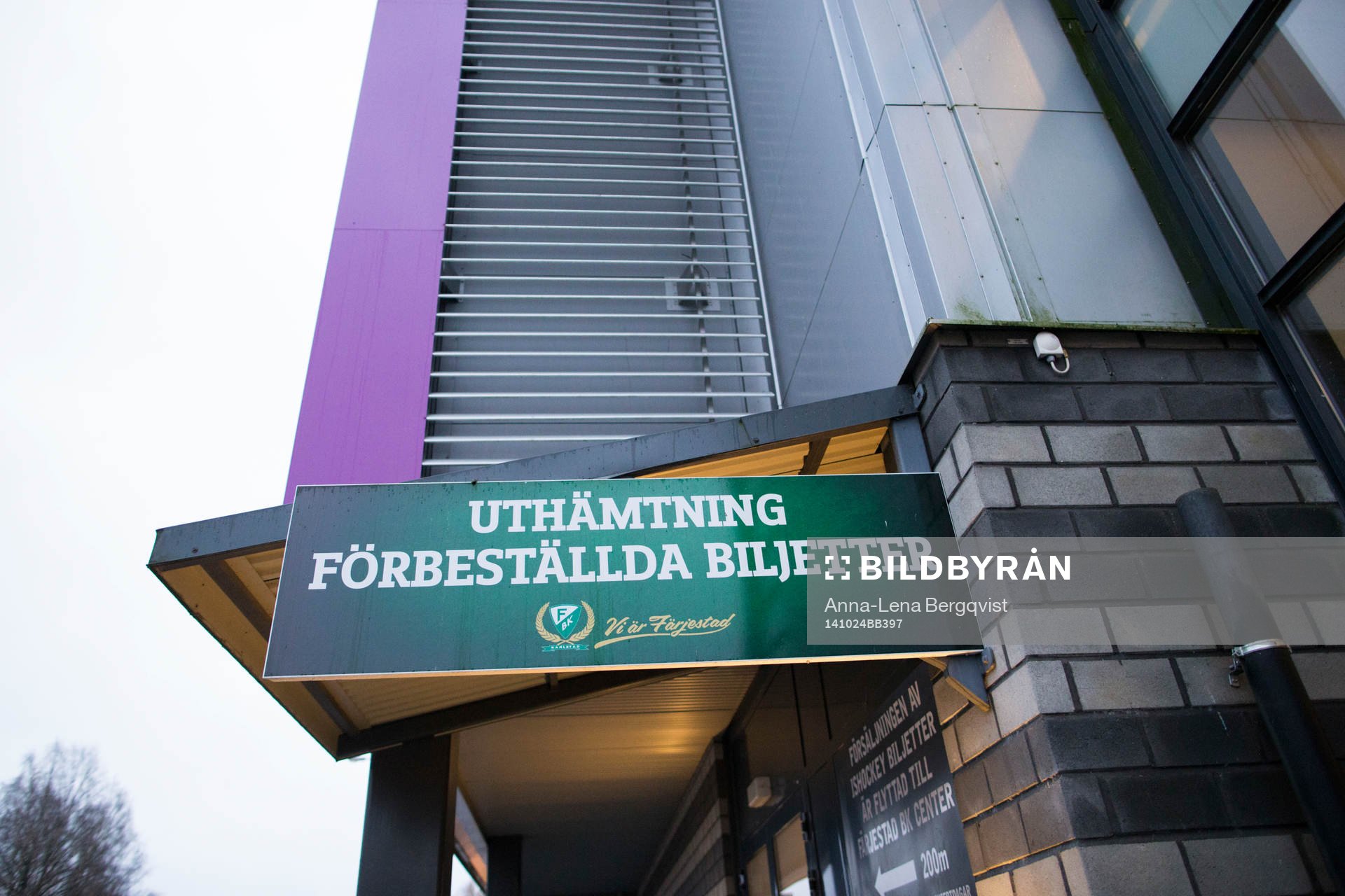 Löfbergs Arenas biljettlucka