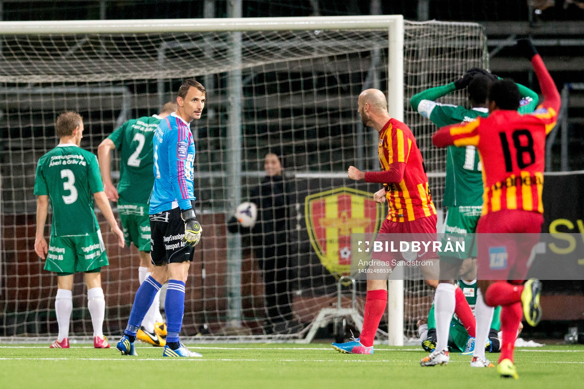 Syrianskas Durim Berisha har gjort 1-0