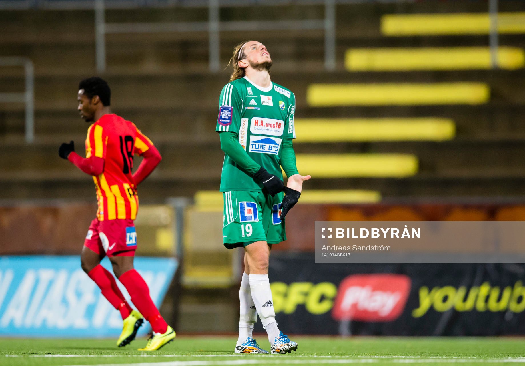 Ljungskiles David Johannesson ser deppig ut