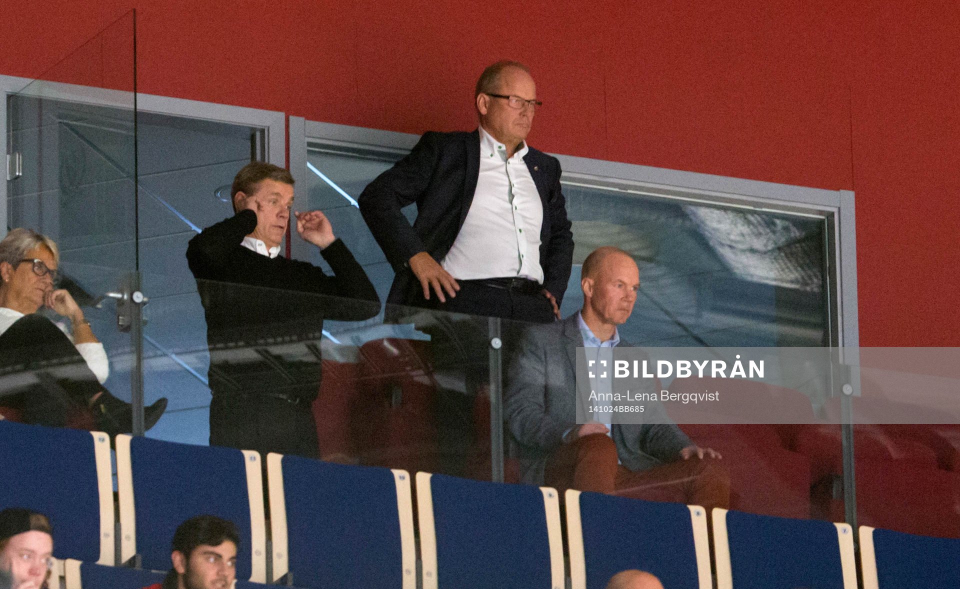 Färjestads general manager Håkan Loob och 1-2