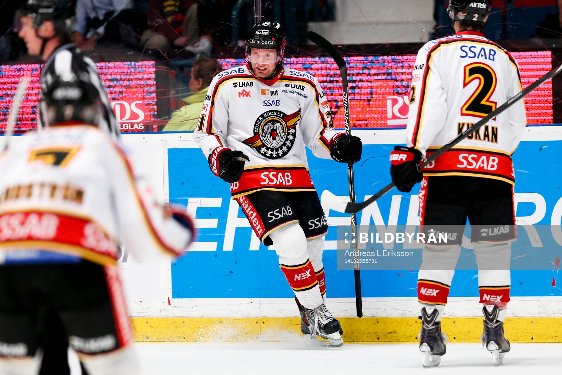 Luleås Jonathan Granström (m) jublar