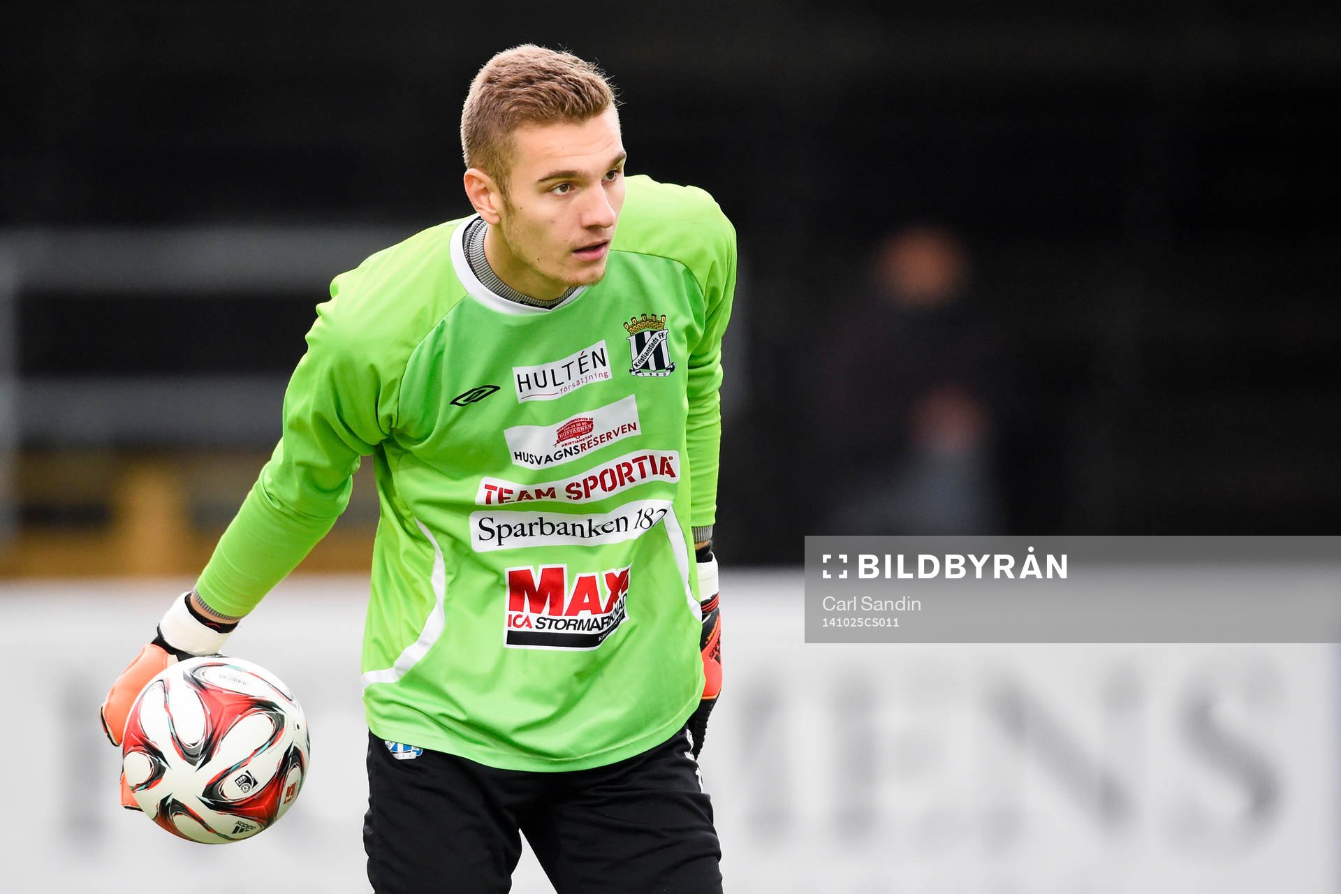 Kristianstads målvakt Mirza Selimovic