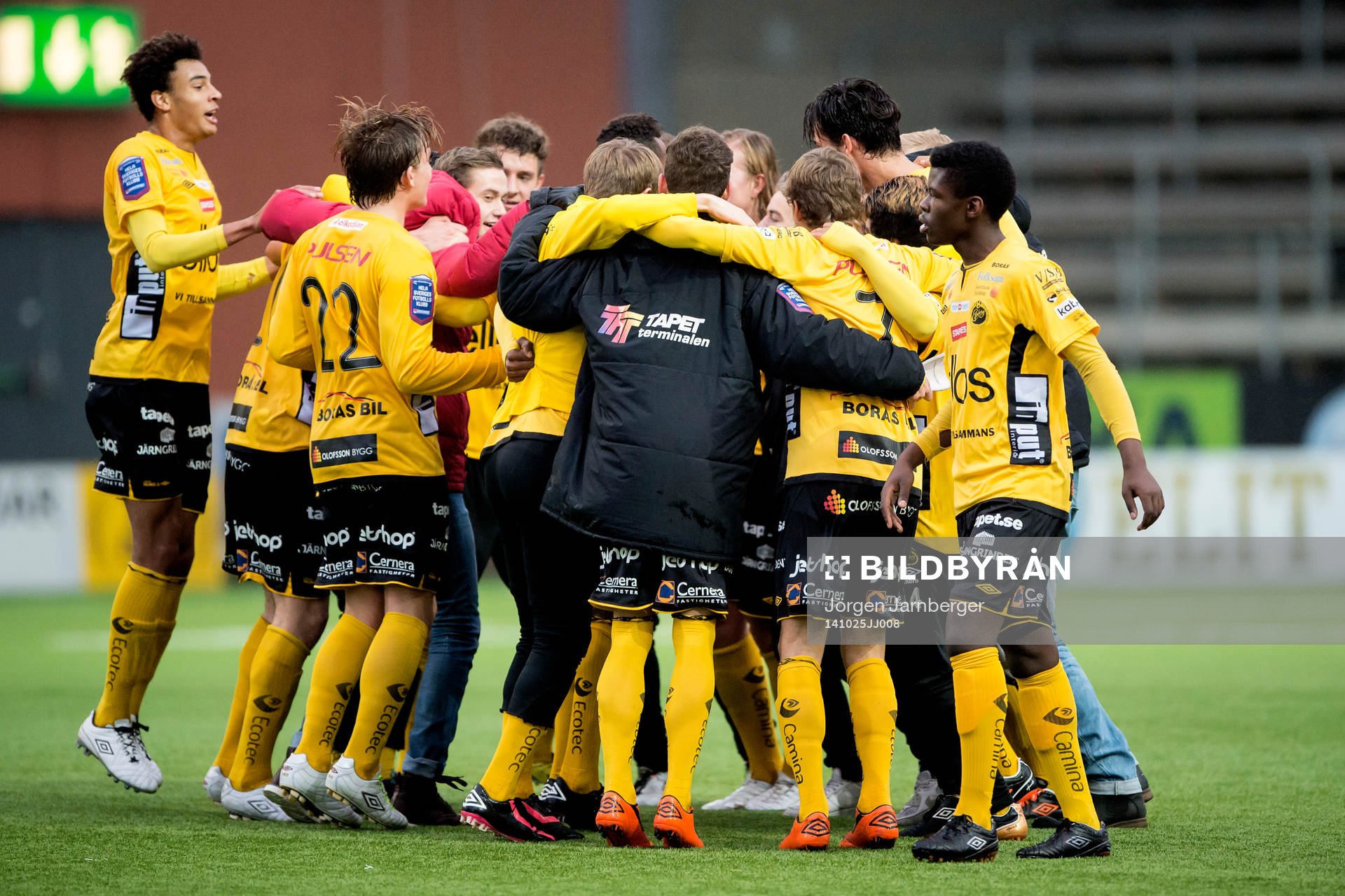 Elfsborgs spelare jublar