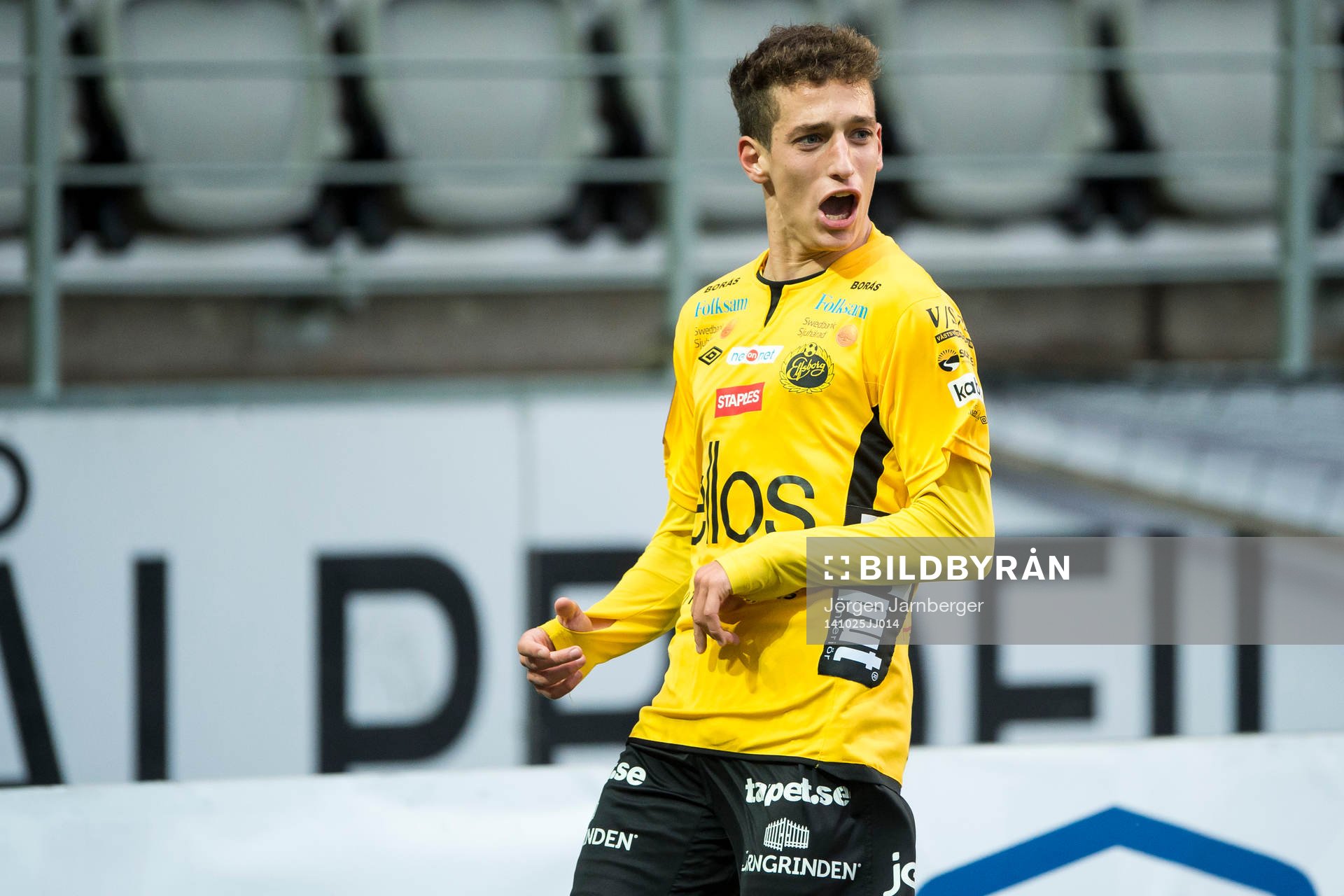 Elfsborgs Arian Kabashi jublar