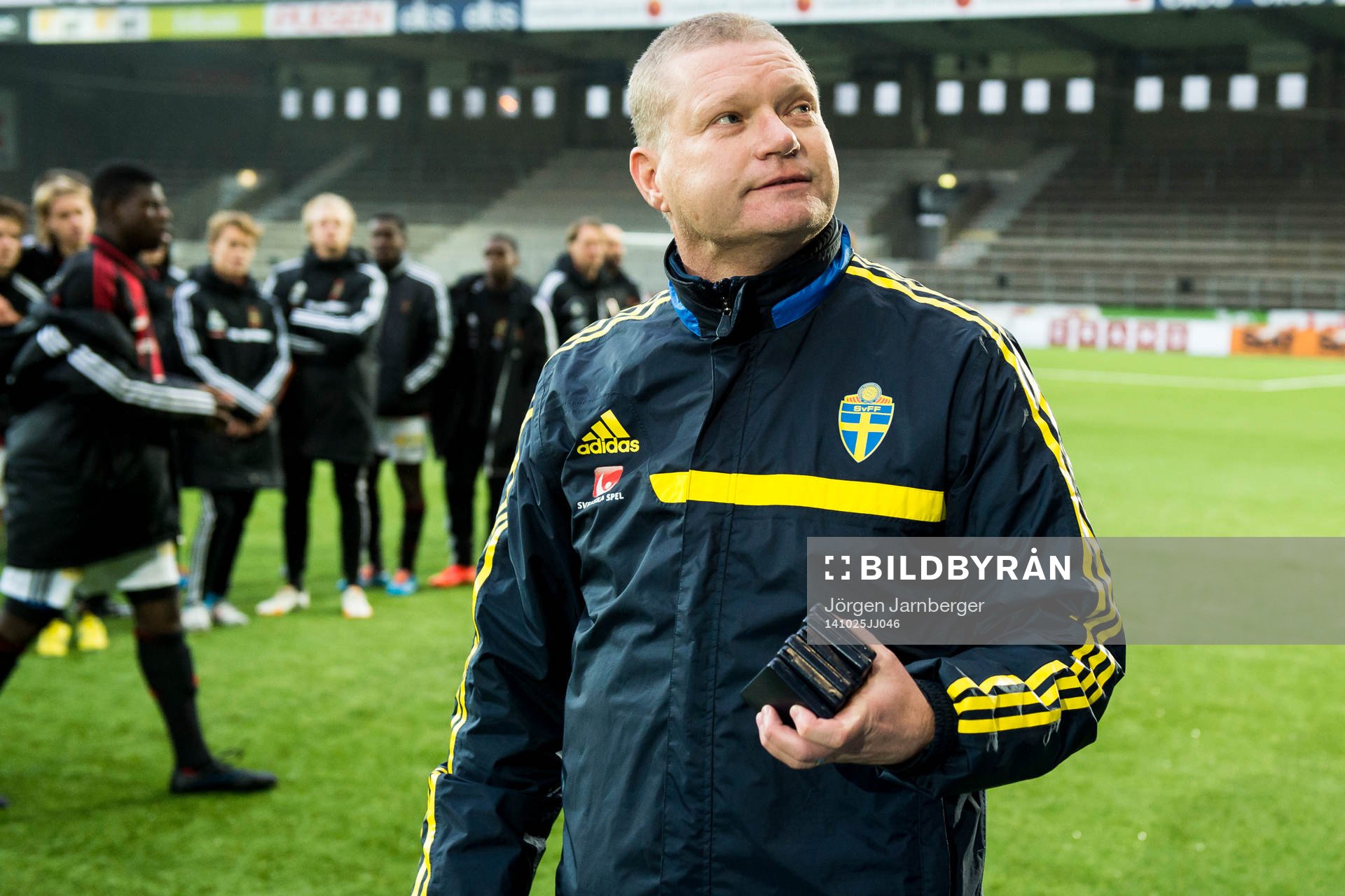 U17 landslagets förbundskapten Tomas Turesson