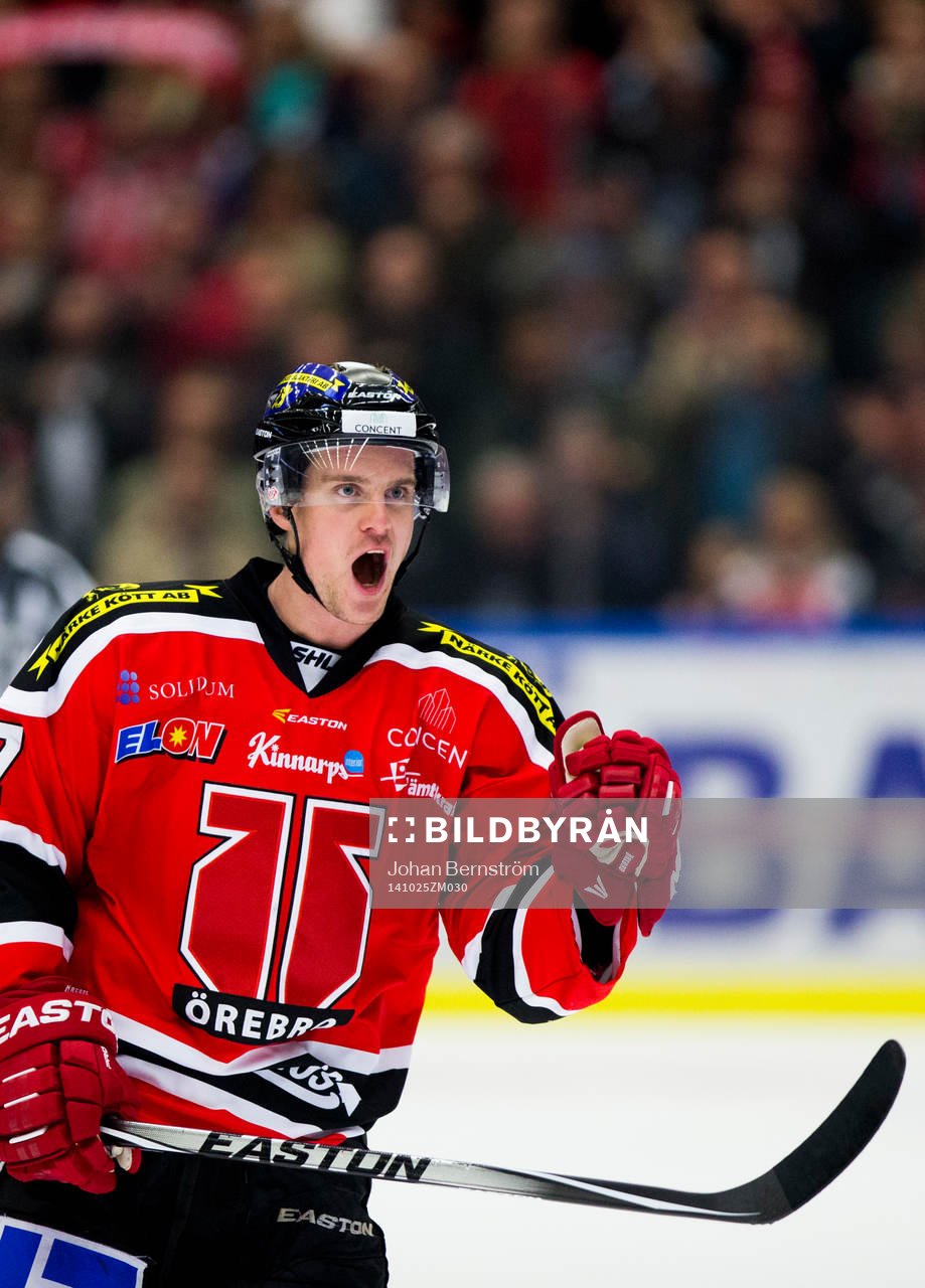 Örebros Stefan Johansson jublar