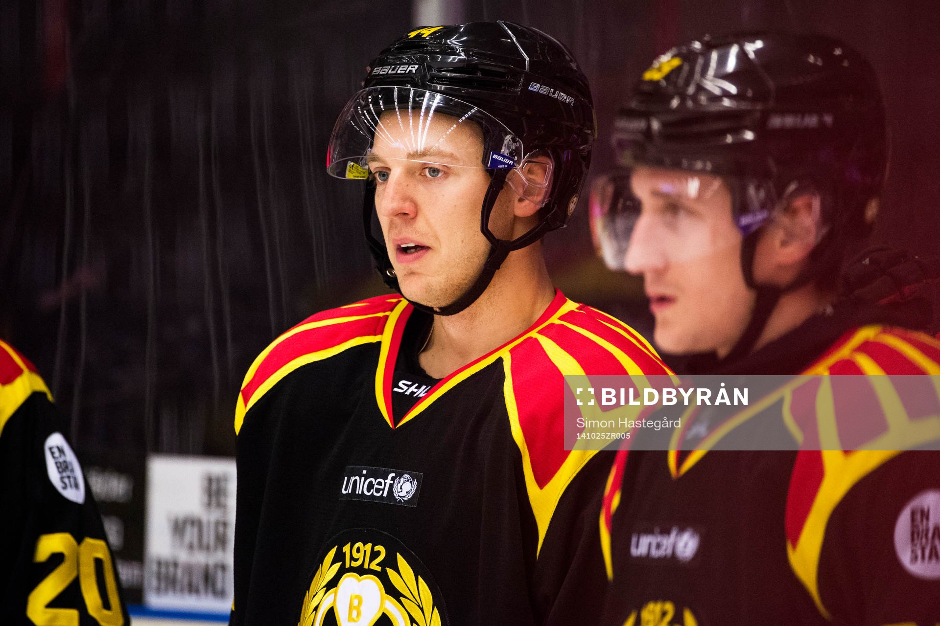 Brynäs Jacob Blomqvist och Bill Sweatt före