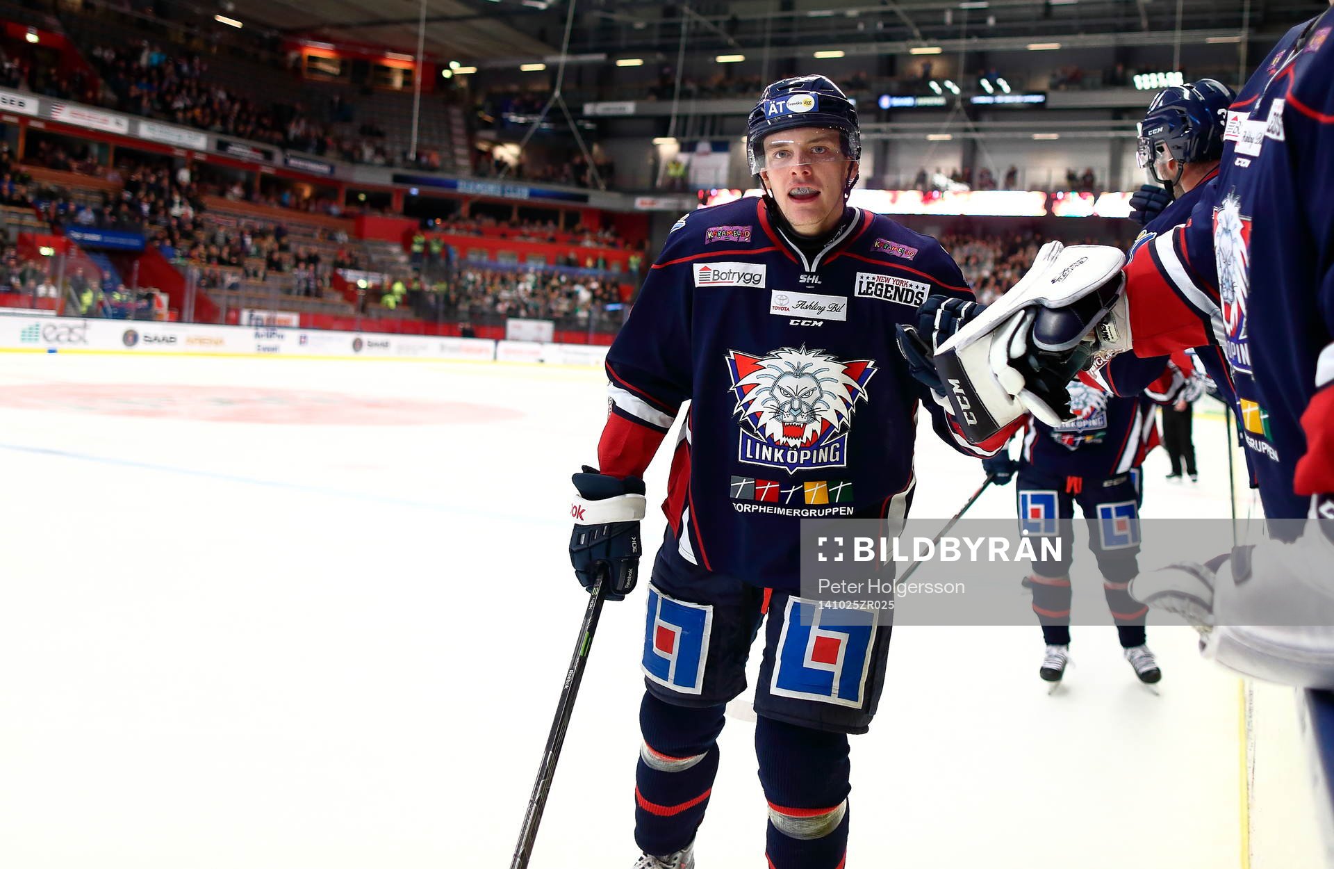 Linköpings Carl Dahlström jublar