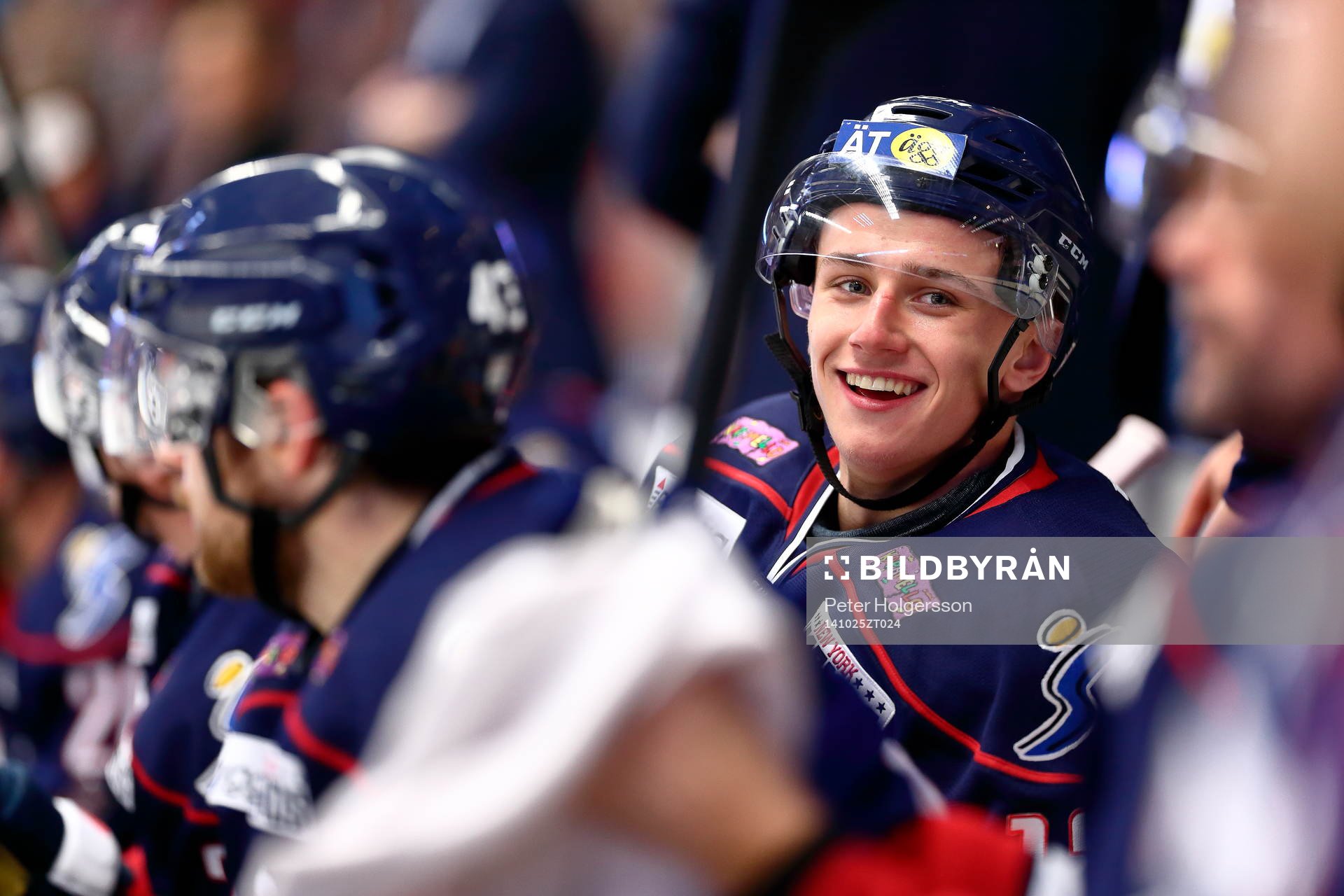Målgörare Linköpings Jakub Vrana i båset