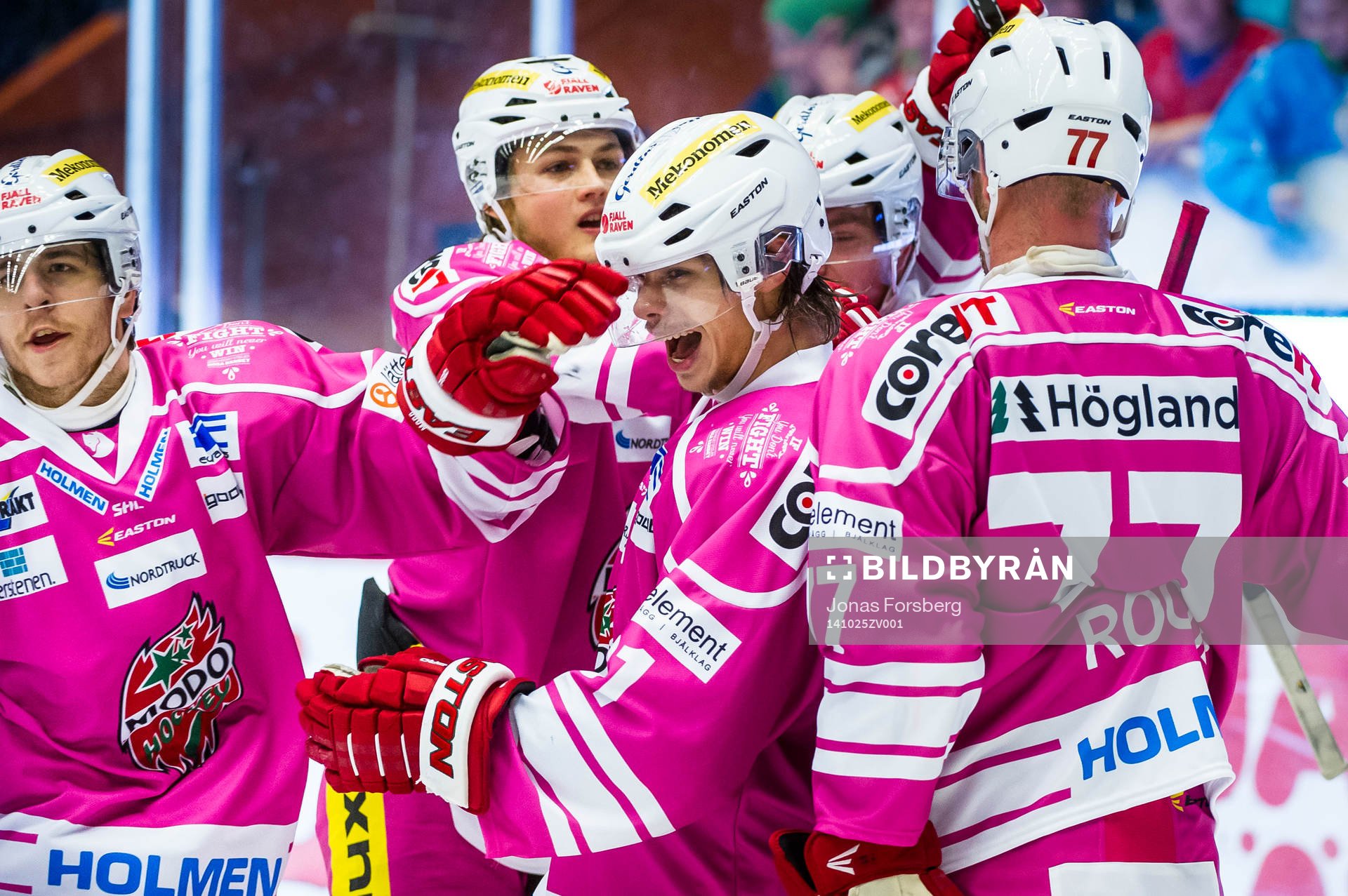 Modos Gustav Possler gjorde 3-3 mål i sista perioden