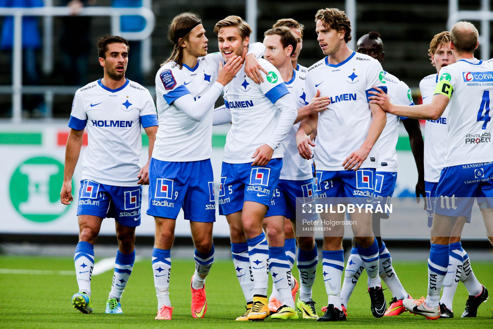 Norrköpings Christoffer Nyman (m) jublar