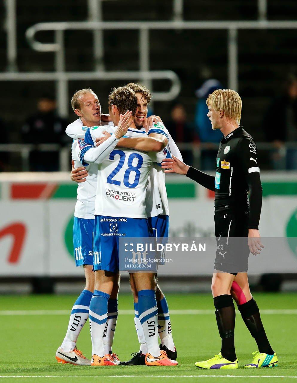 Norrköpings Andreas Johansson, Linus Wahlqvist och Andreas