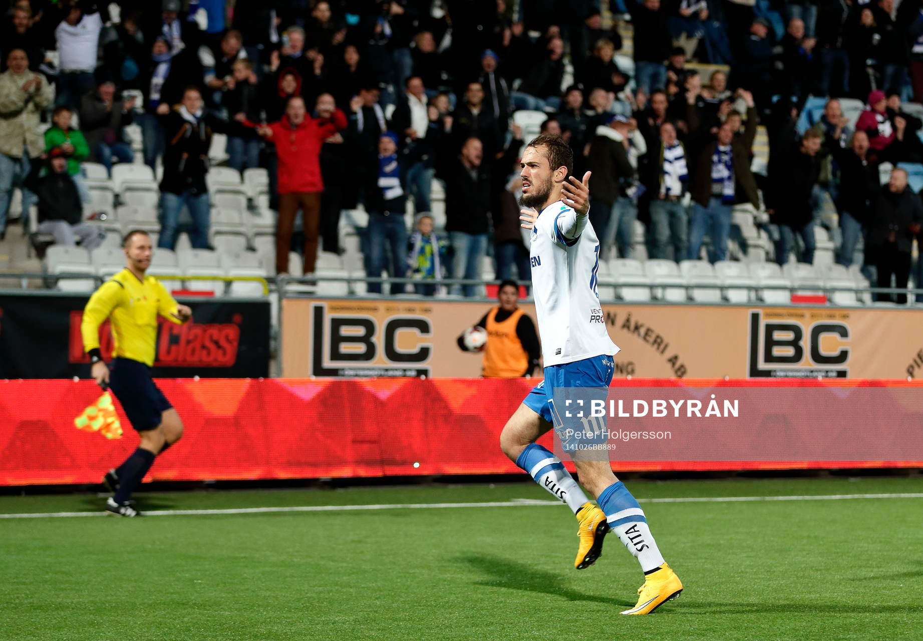 Norrköpings Emir Kujovic jublar