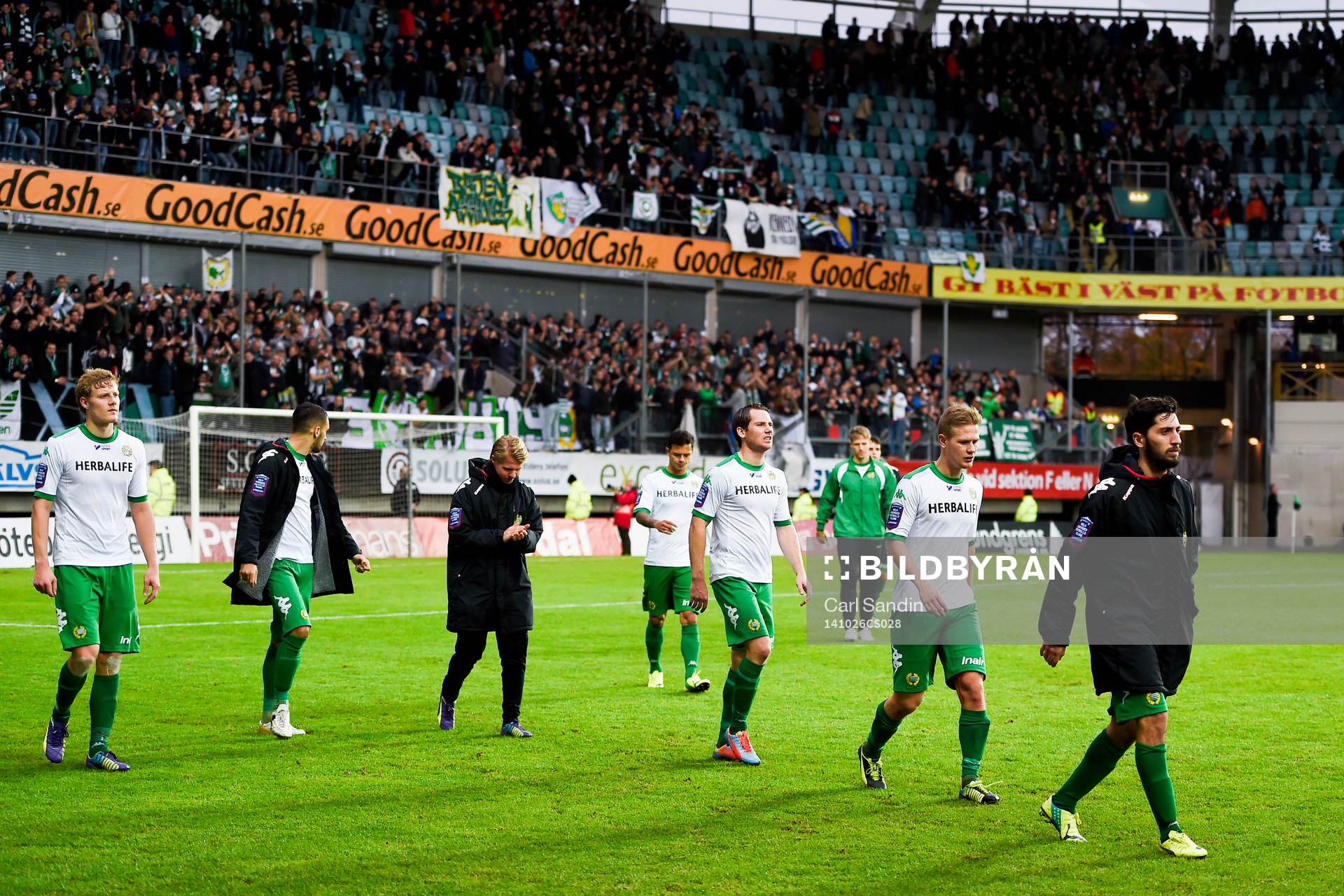 Hammarbys spelare deppar