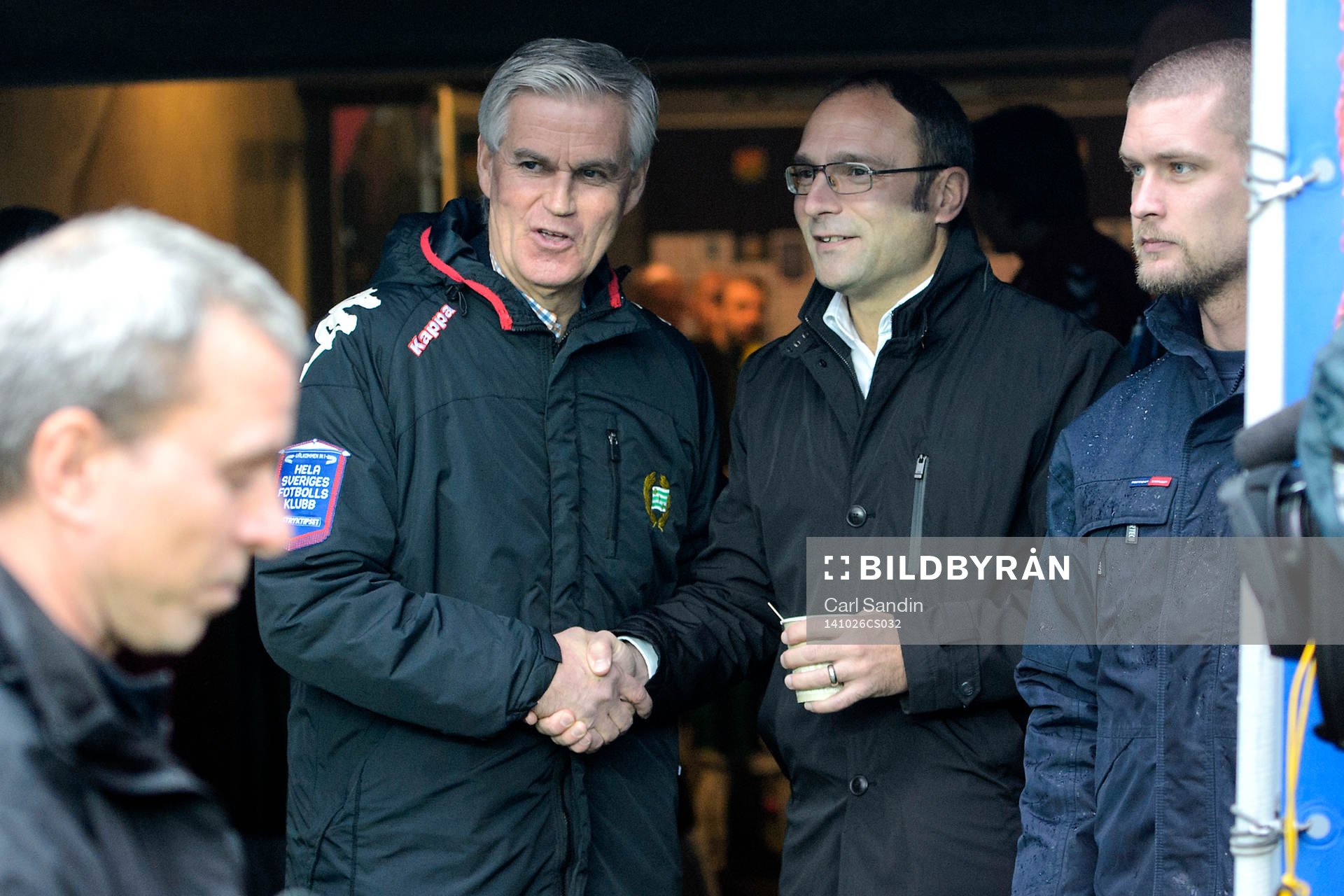Hammarbys tränare Nanne Bergstrand och GAIS tränare