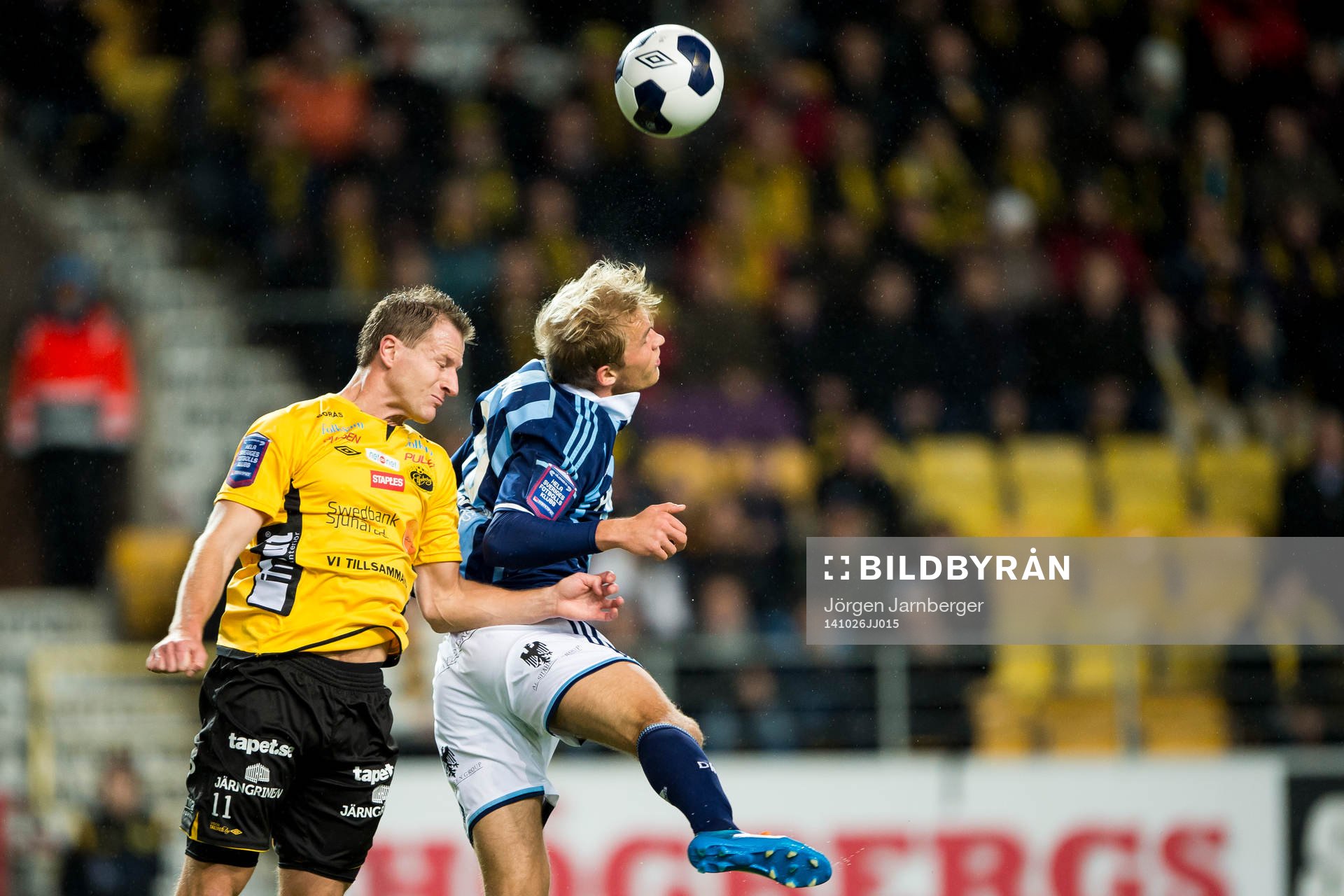 Nickduell mellan Elfsborgs Daniel Mobaeck och Djurgårdens