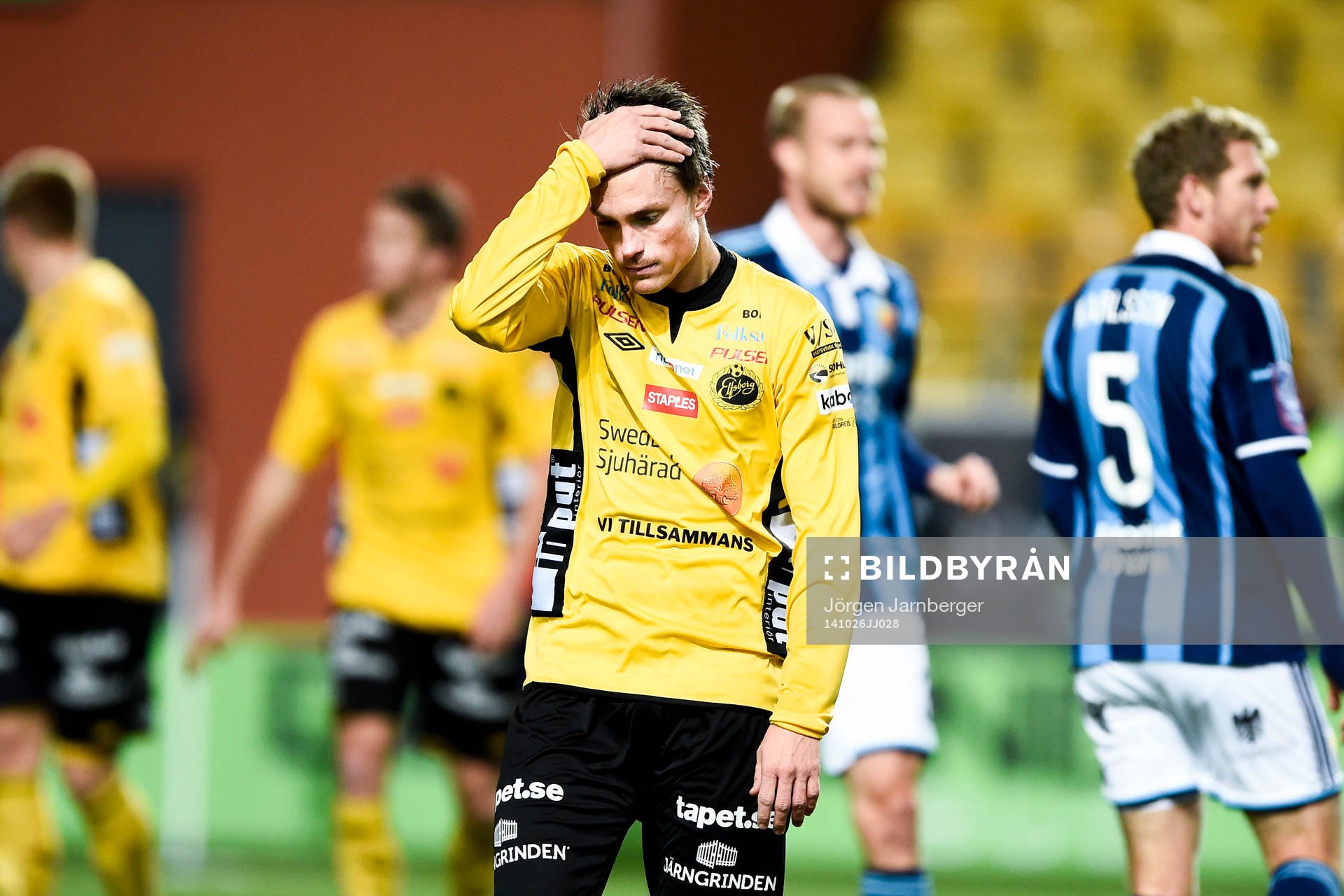 Elfsborgs Lasse Nilsson deppar