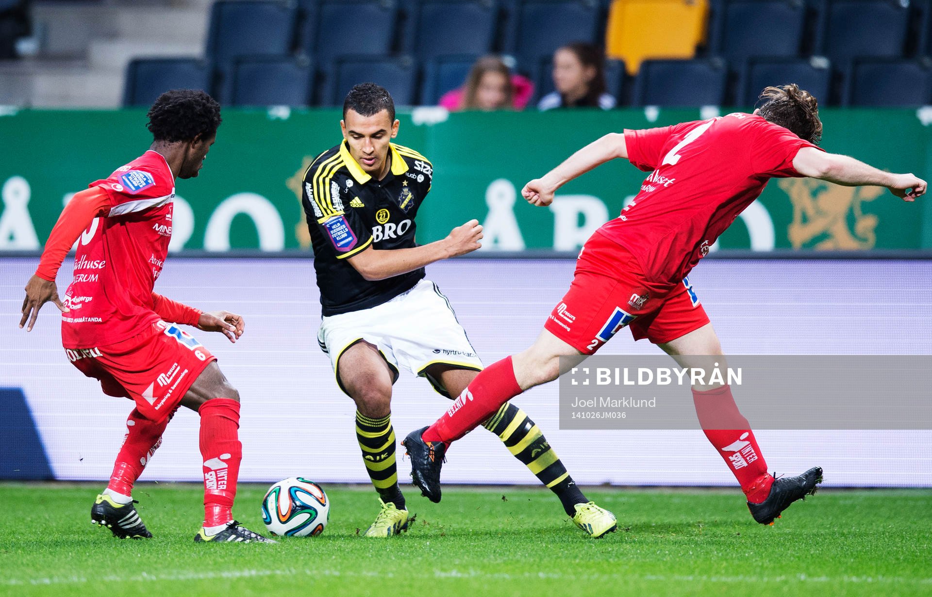 Åtvidabergs Mohammed Abubakari och Allan Arenfeldt Olesen