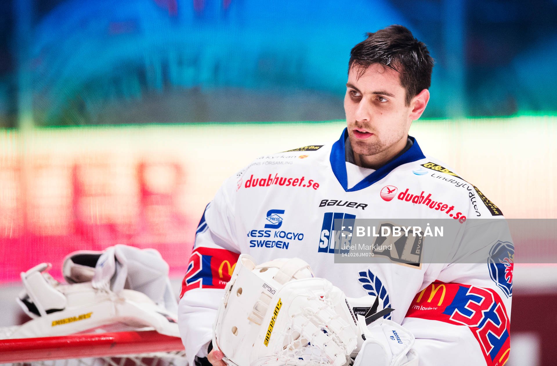 Oskarshamns målvakt Gasper Kroselj