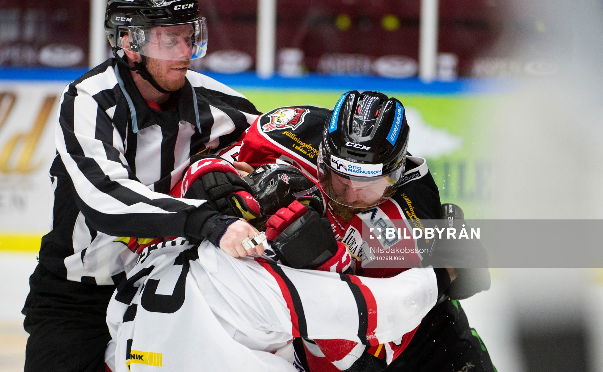 Asplövens Joachim Nermark och Malmö Redhawks David