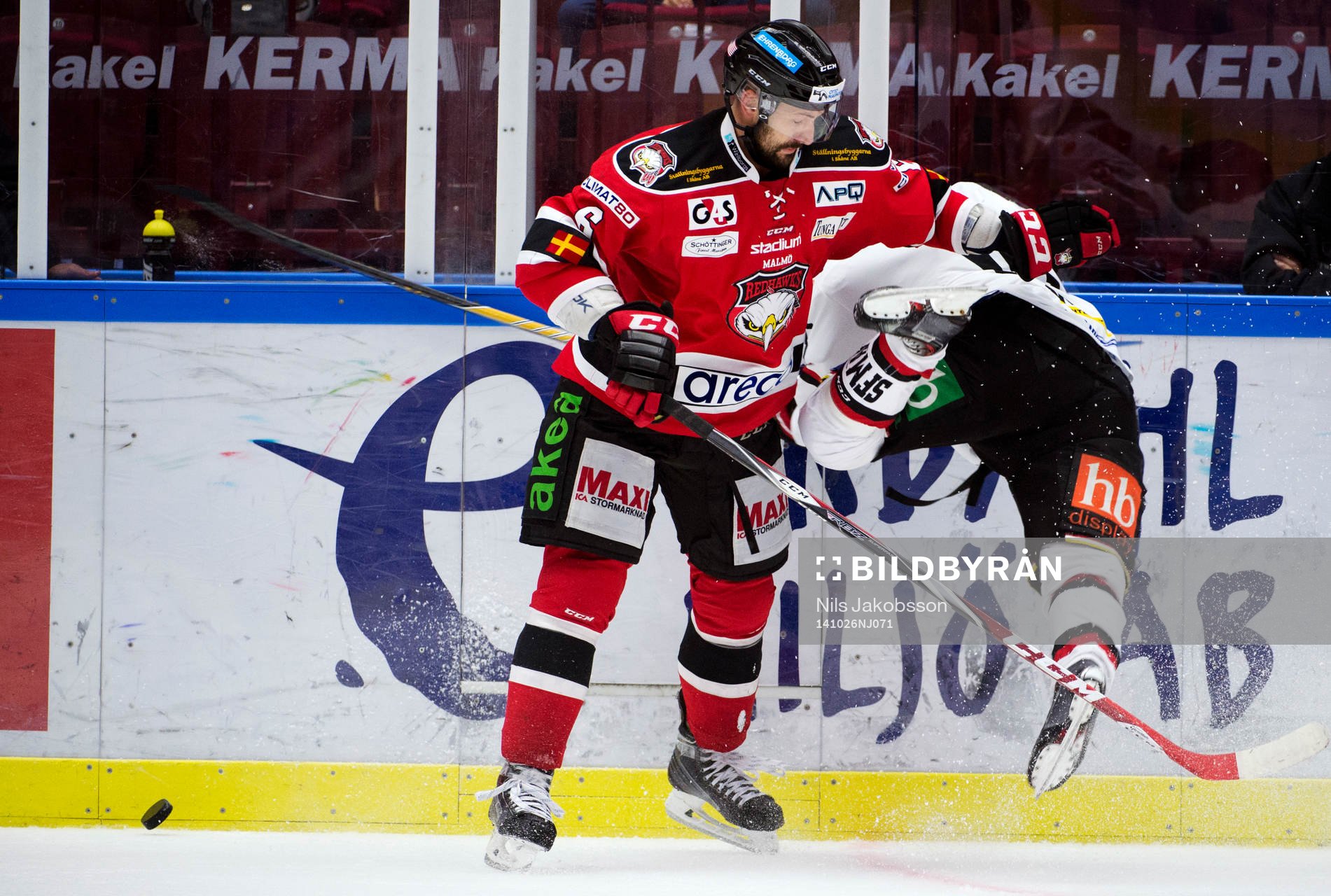 Malmö Redhawks Colin Stuart Asplövens Daniel Mannberg