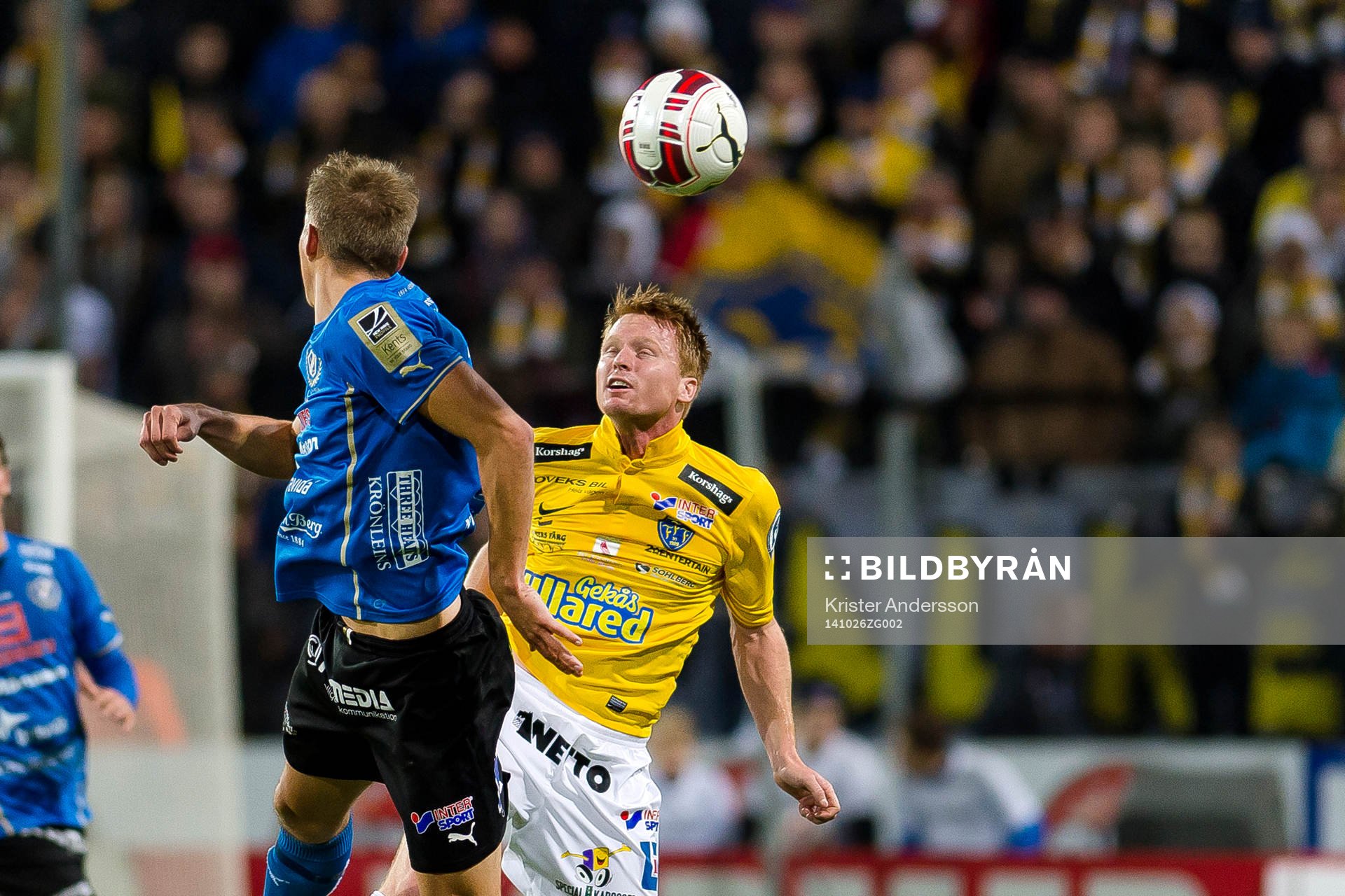 Halmstads Mikael Boman och Falkenbergs Dan Keat