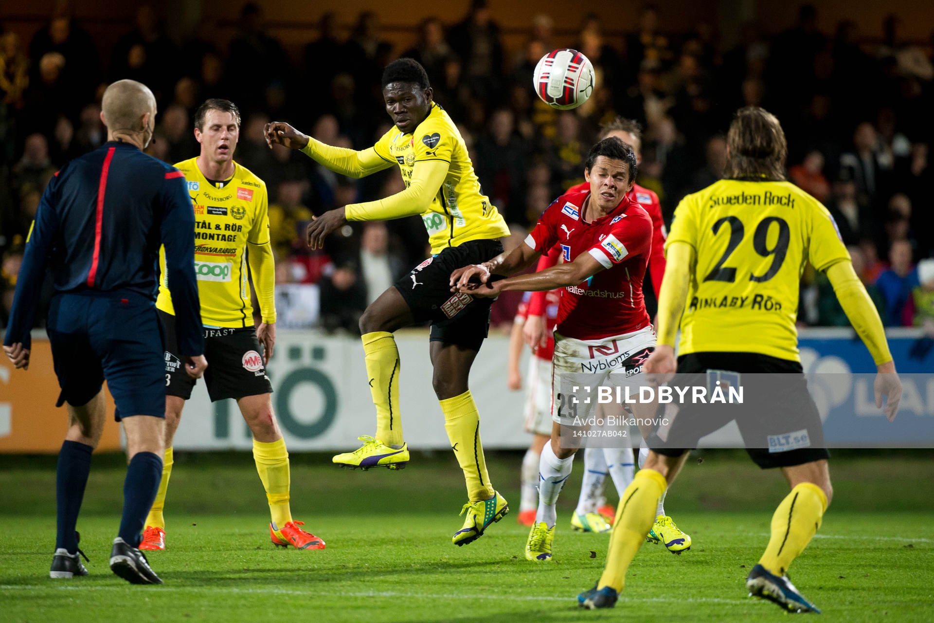 Mjällbys Kwame Bonsu och Kalmars Romário Pereira Sipião