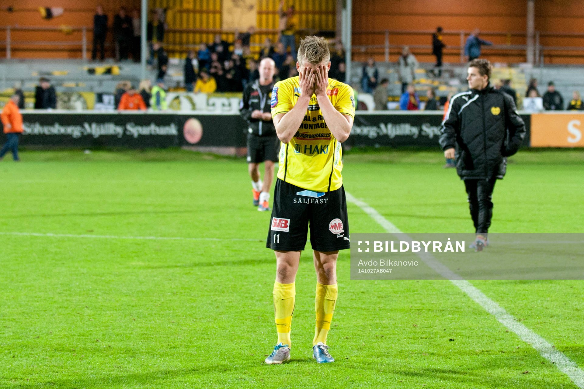 Mjällbys Joel Enarsson   deppar