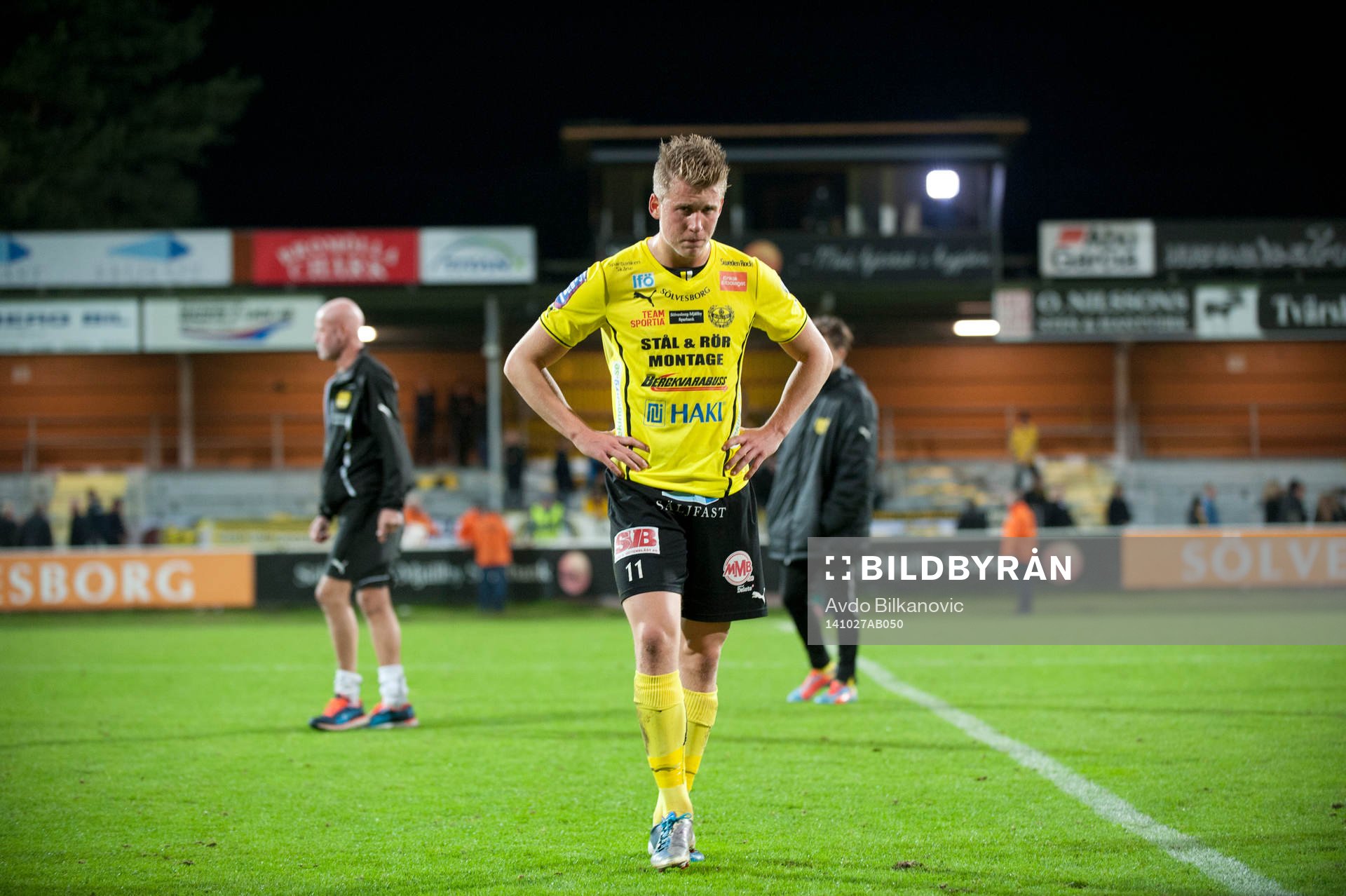 Mjällbys Joel Enarsson   deppar