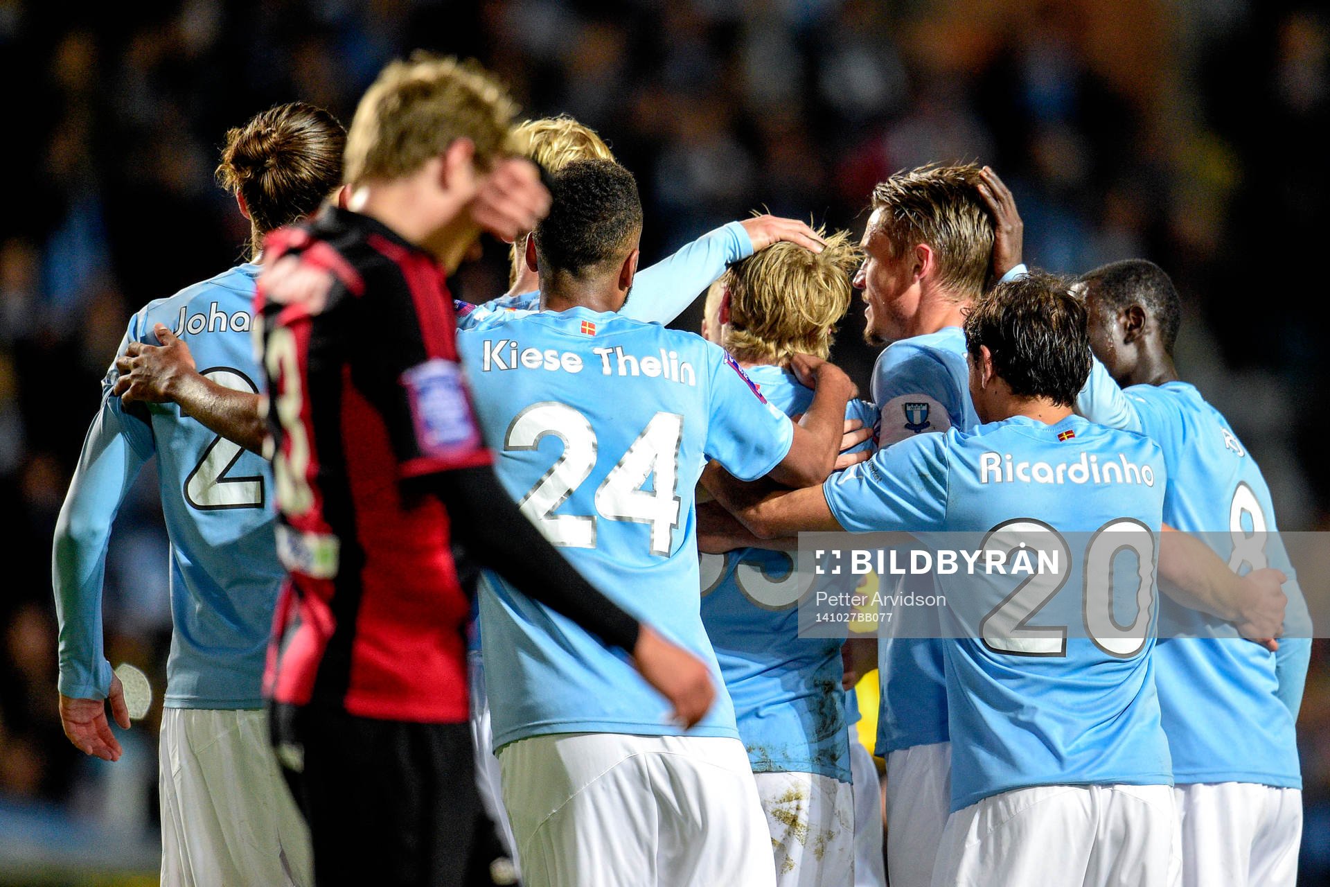 Malmö FFs Emil Forsberg jublar