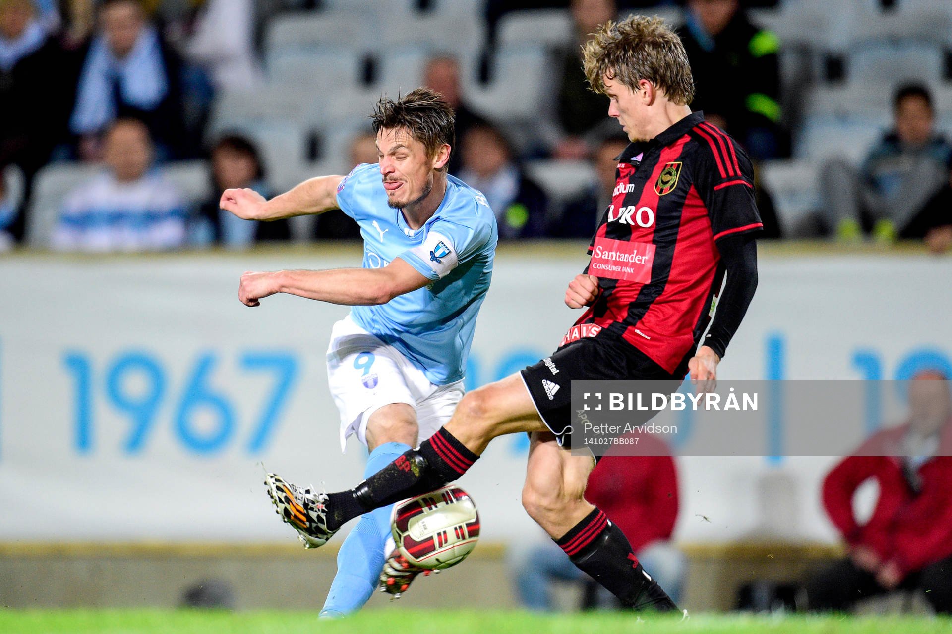 Malmö FFs Markus Rosenberg och Brommapojkarnas Tim