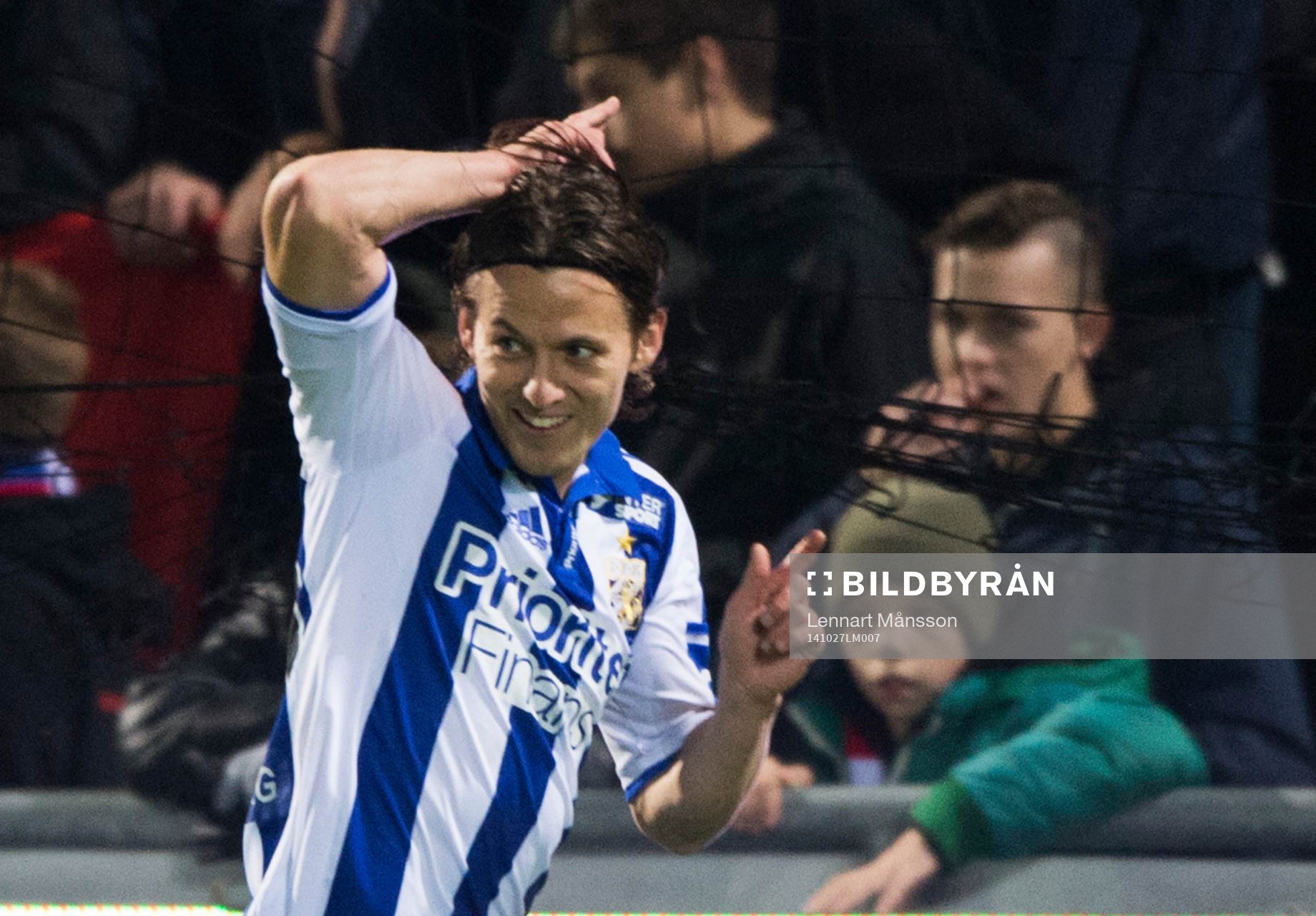 Göteborgs Lasse Vibe gör 0-2 i matchen i allsvenskan i