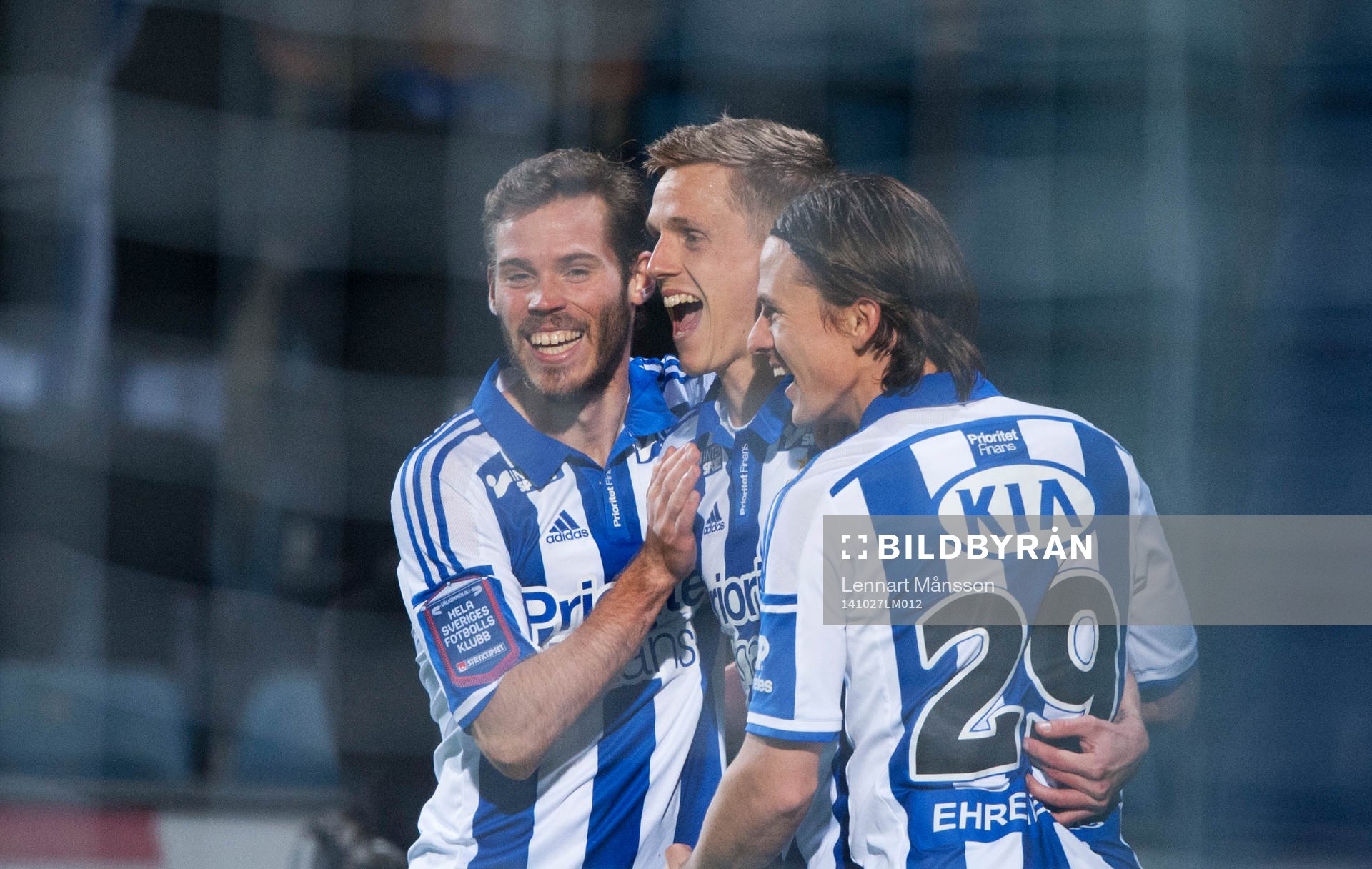 IFK Göteborgs Sören Rieks har gjort 0-3 och jublar i