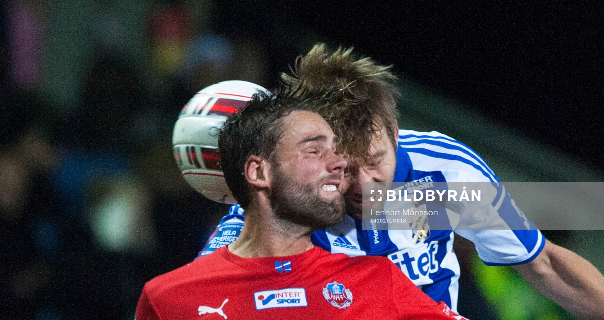 IFK Göteborgs Adam Johansson och Helsingborgs Viktor