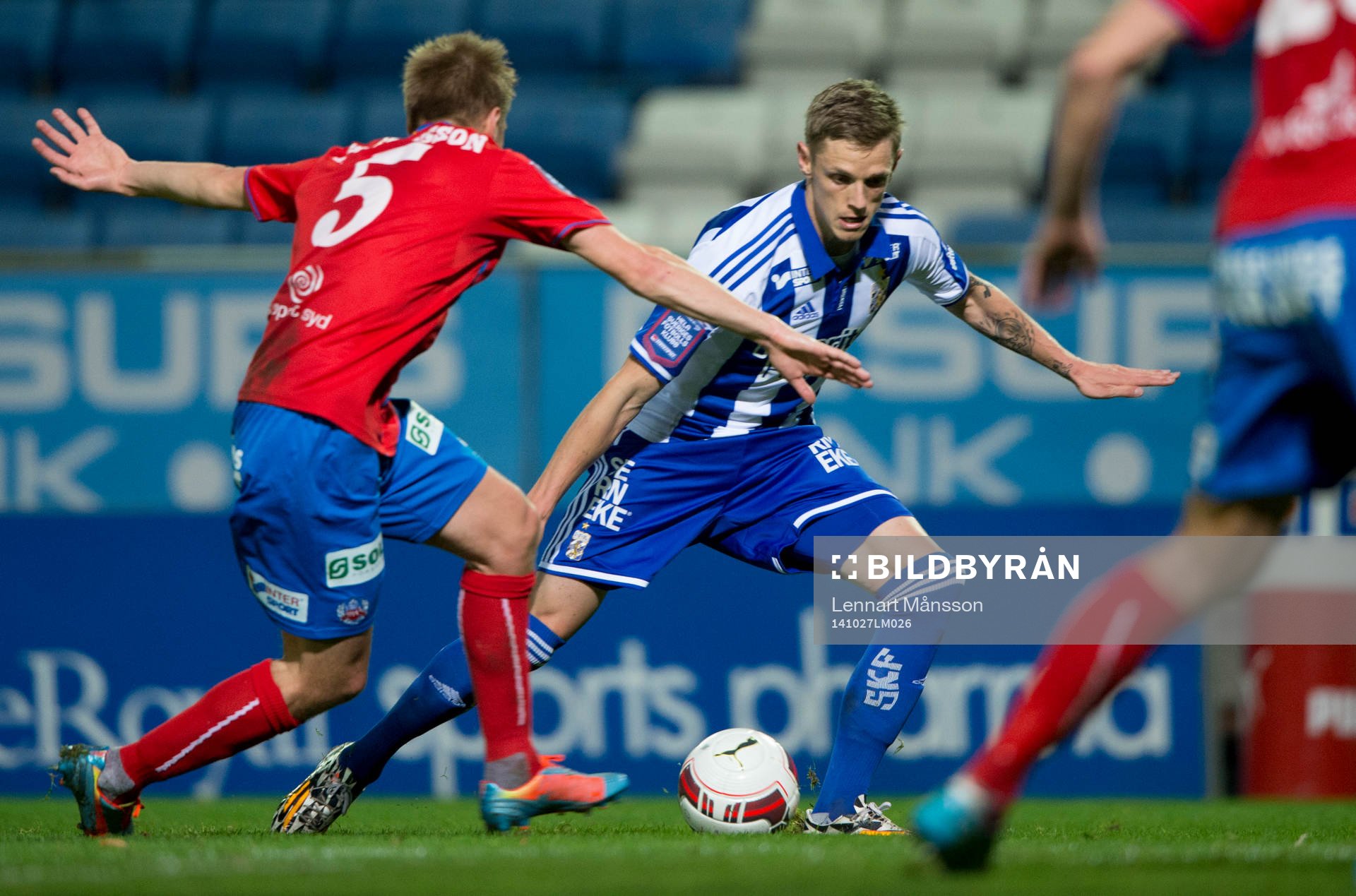 IFK Göteborgs Sören Rieks mot Helsingborgs Johan
